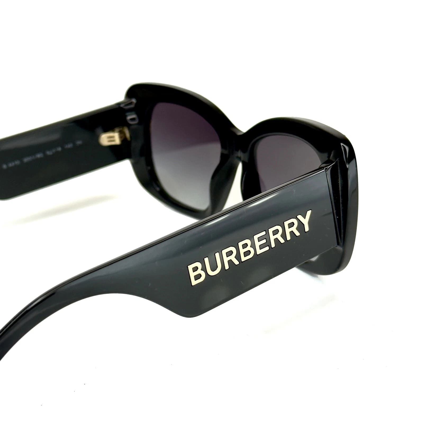 Burberry BURBERRY 4410 BE4410 Black Classic Oval Fashion Sunglasses Size ONE SIZE - 3 Thumbnail