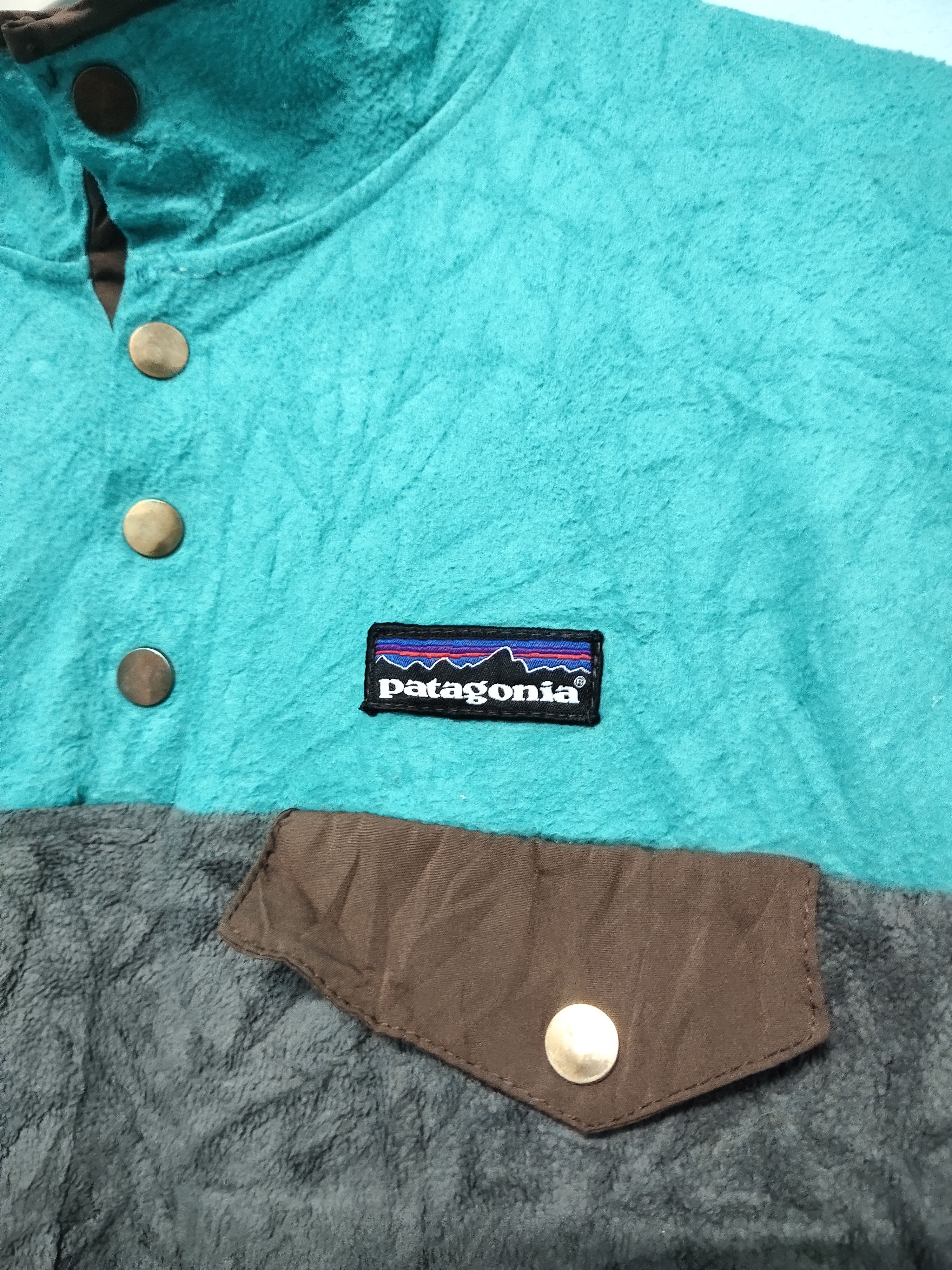 Patagonia Patagonia Half Button Two Tone Colour Sweatshirt Size US L / EU 52-54 / 3 - 5 Thumbnail