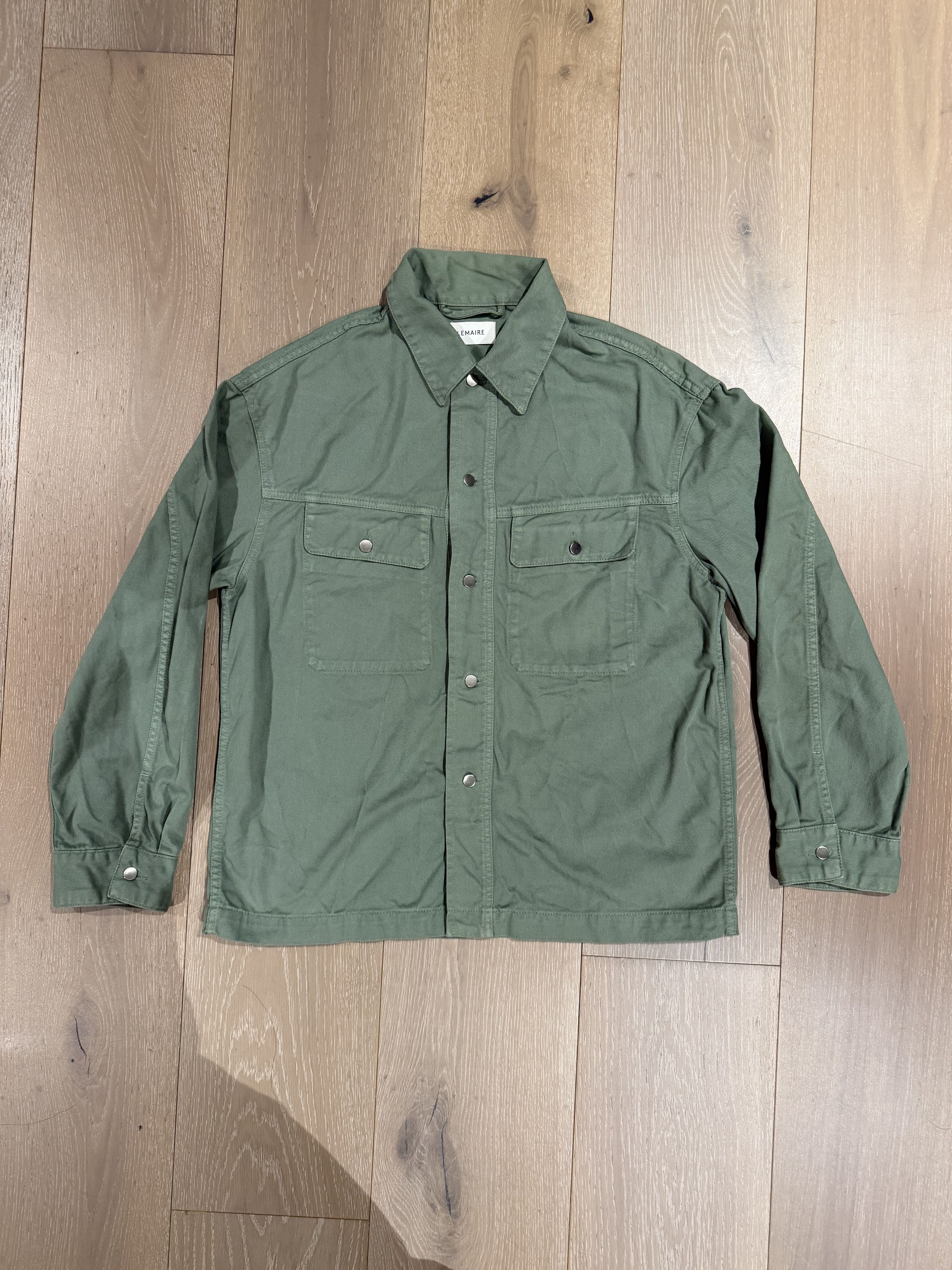 Lemaire 💚 Lemaire Trucker Overshirt Hedge Green Jacket 46 Size US S / EU 44-46 / 1 - 6 Thumbnail