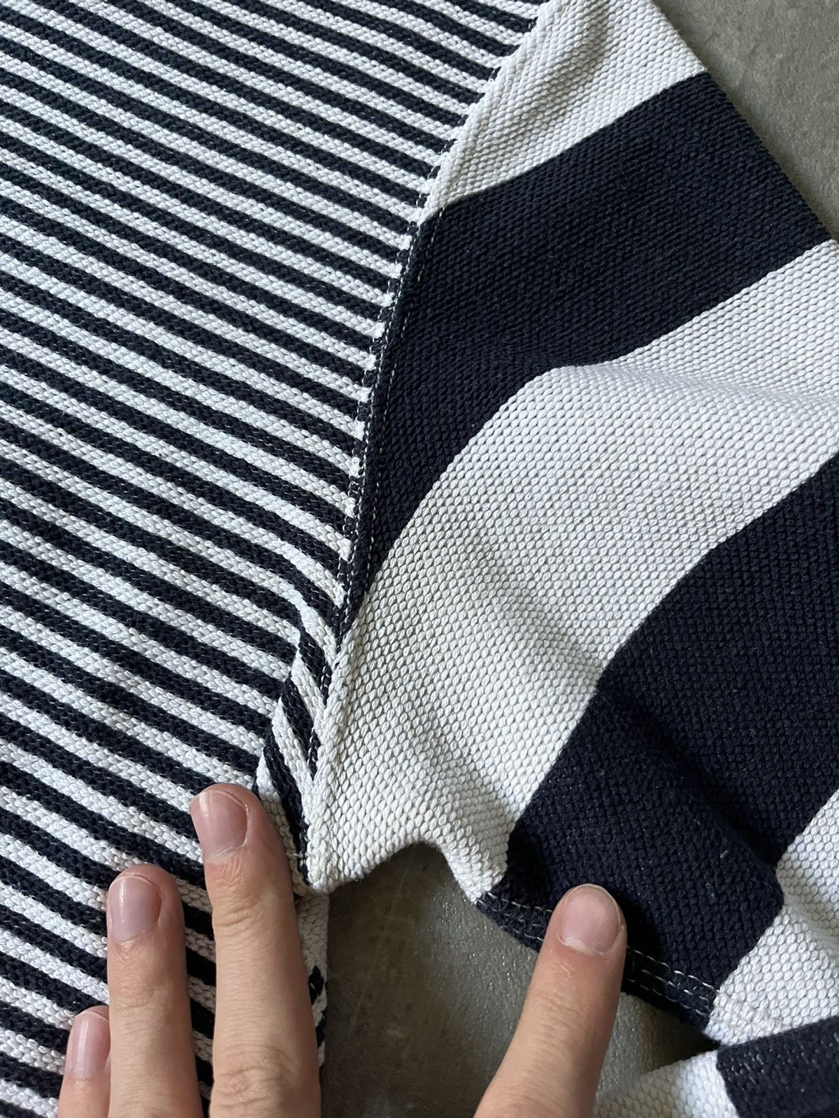 Comme des Garcons Comme des Garcons Junya Watanabe striped sweatshirt rare Size US L / EU 52-54 / 3 - 10 Thumbnail