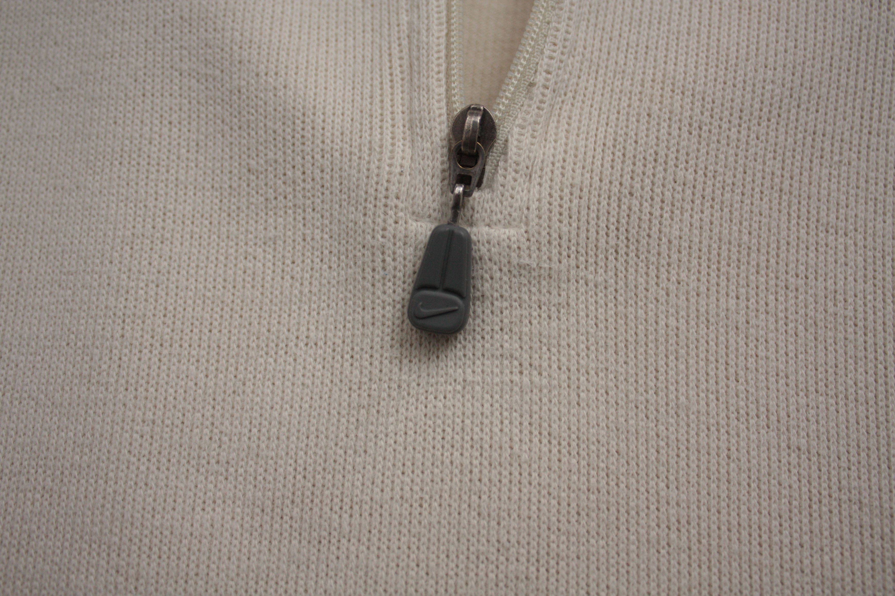 Nike Nike Vintage Beige Snapt-T Pullover Sweat Medium Size US M / EU 48-50 / 2 - 6 Thumbnail