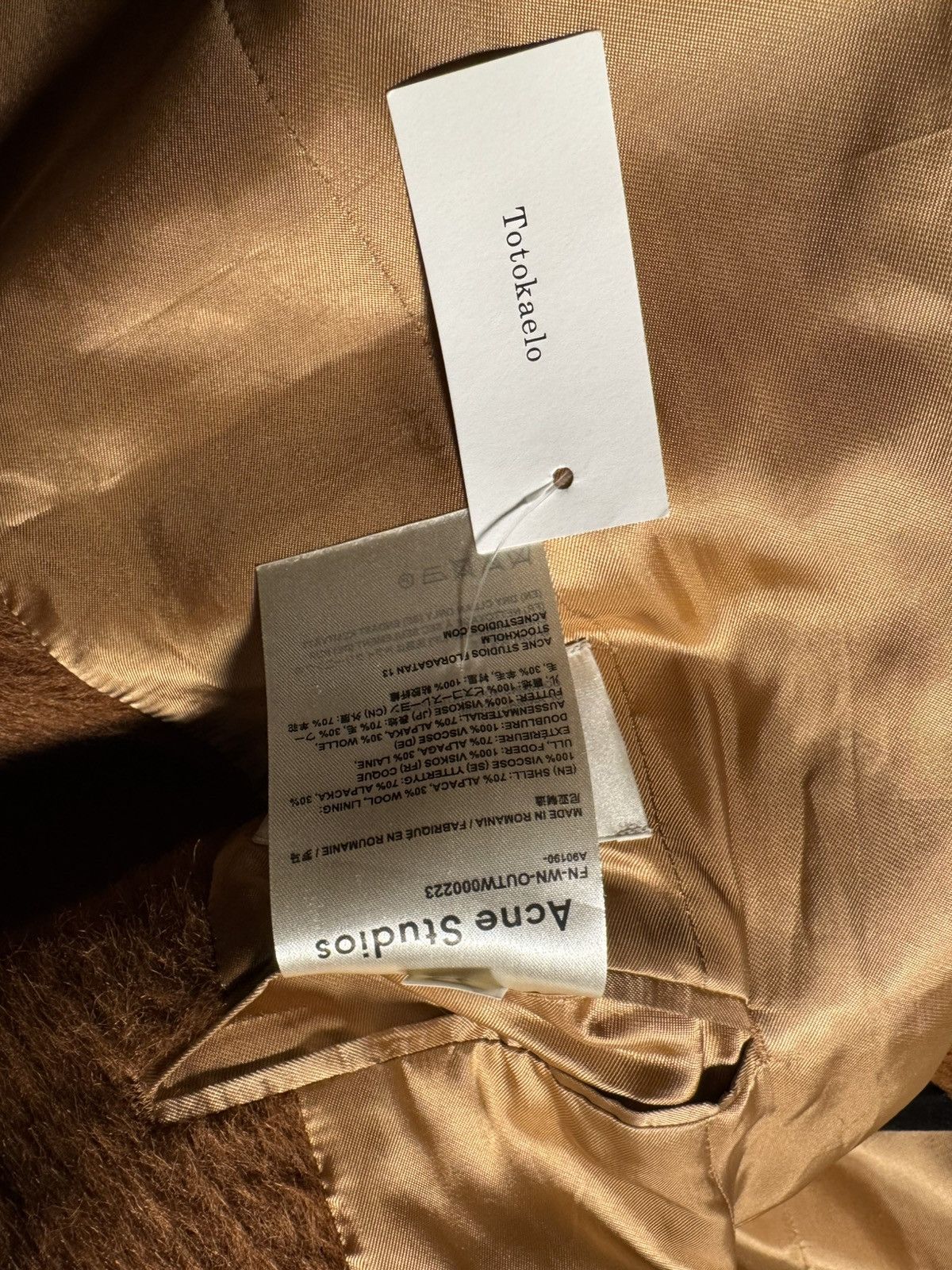 Acne Studios Acne Studios Alpaca Wool Coat Size XS / US 0-2 / IT 36-38 - 10 Thumbnail