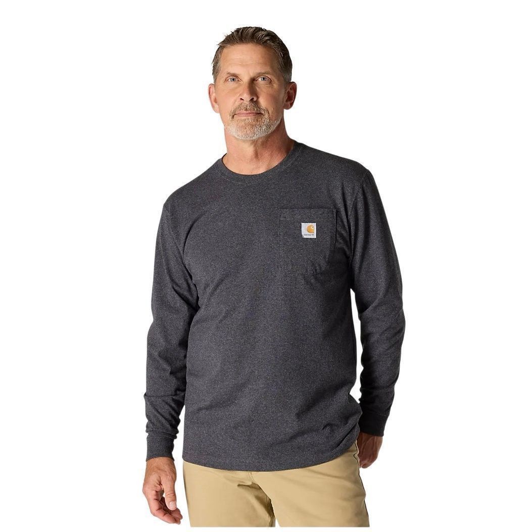 Carhartt Carhartt Original Fit L Long-Sleeve Pocket T-Shirt Dark Gray Size US XXL / EU 58 / 5 - 1 Thumbnail