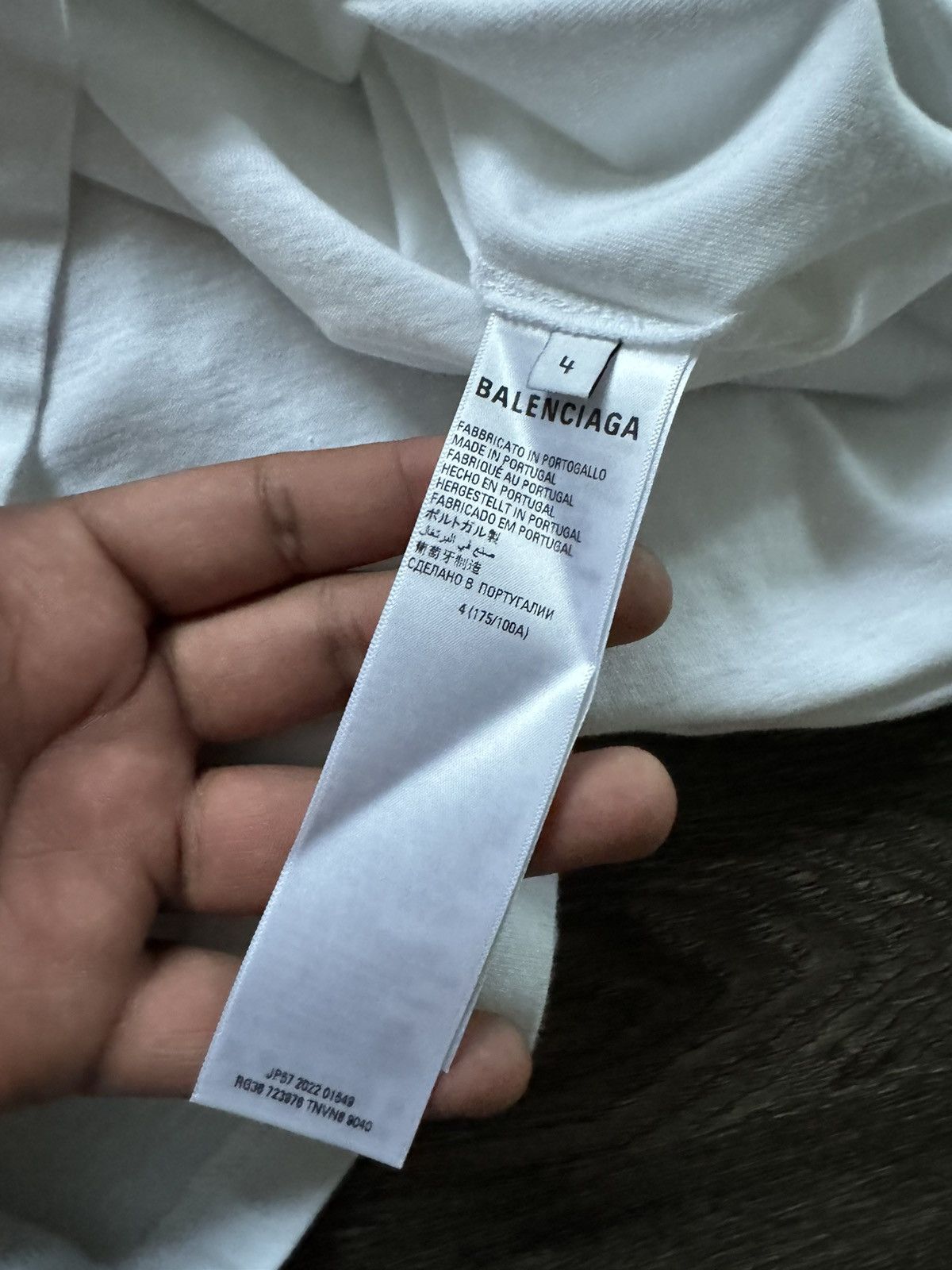 Adidas × Balenciaga Balenciaga Adidas White Big Logo T shirt Oversized Size US XL / EU 56 / 4 - 5 Thumbnail