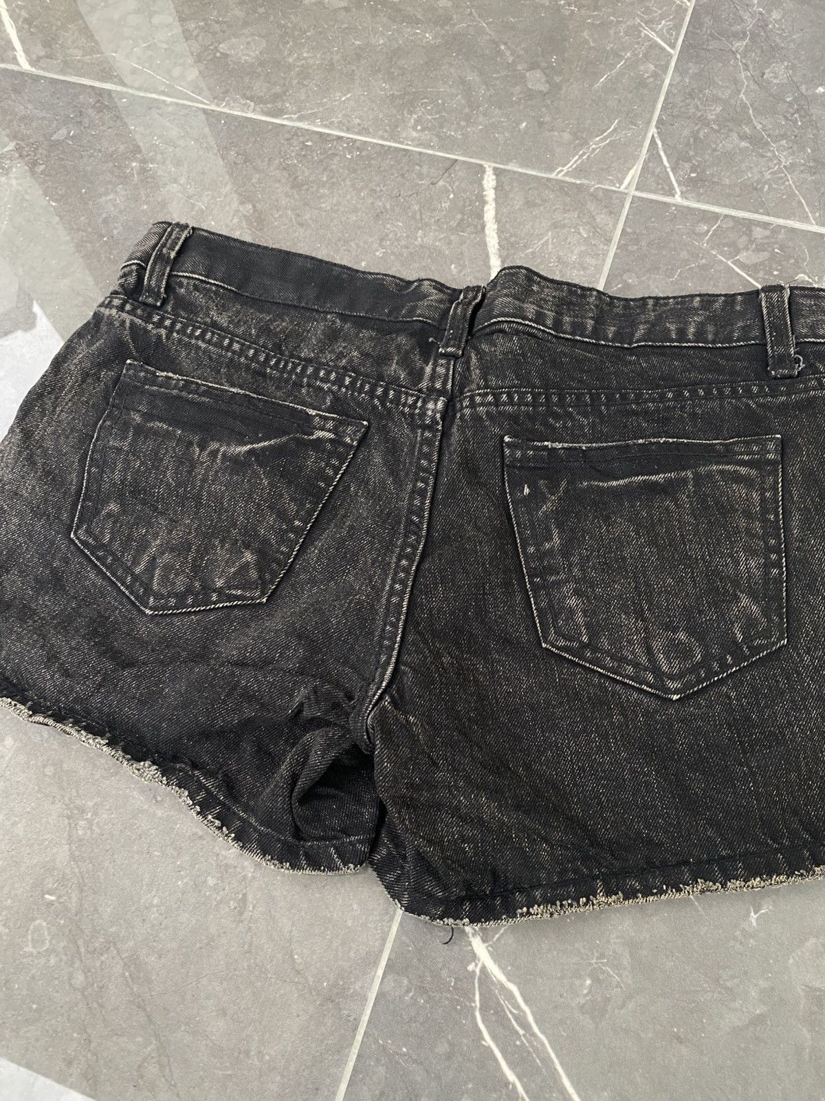 If Six Was Nine × Japanese Brand × Le Grande Bleu (L.G.B.) Wheel Denim Short Black Wash Lgb Kmrii Size 32" / US 10 / IT 46 - 5 Thumbnail