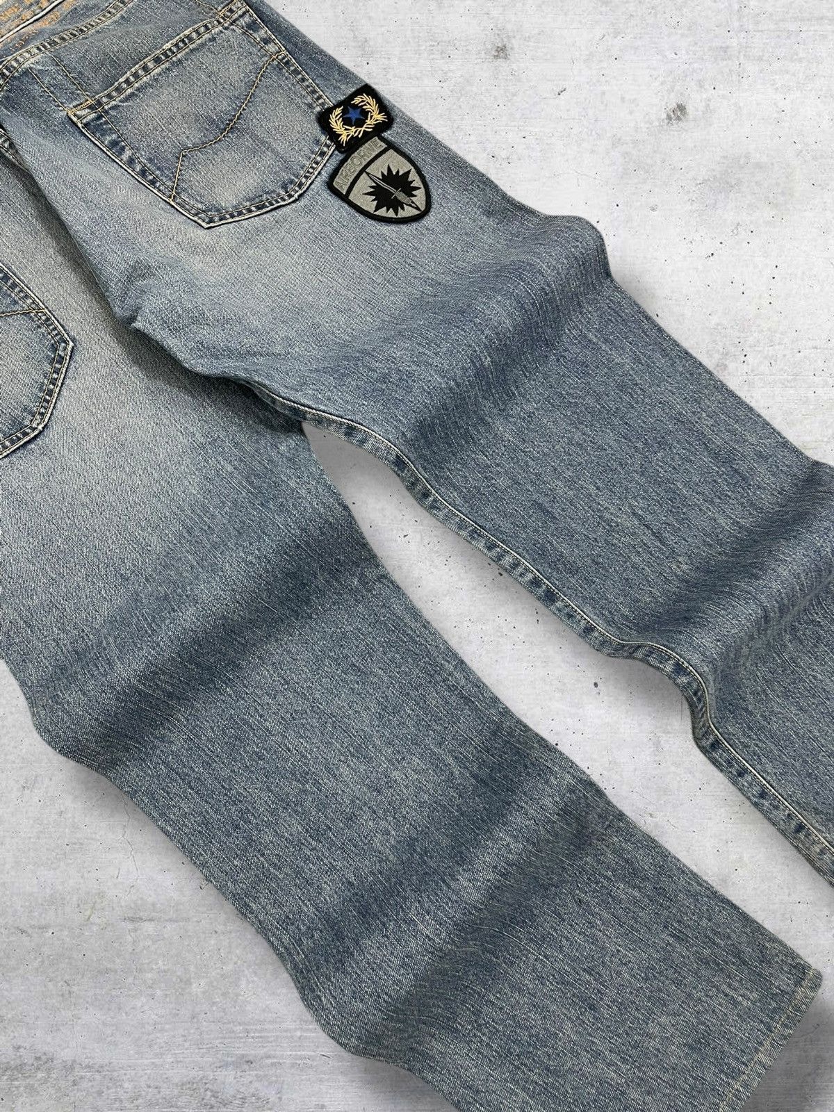 Avirex VINTAGE AVIREX OG 90S DESIGNER WAR MILITARY PATCHWORK DENIM Size US 32 / EU 48 - 14 Thumbnail