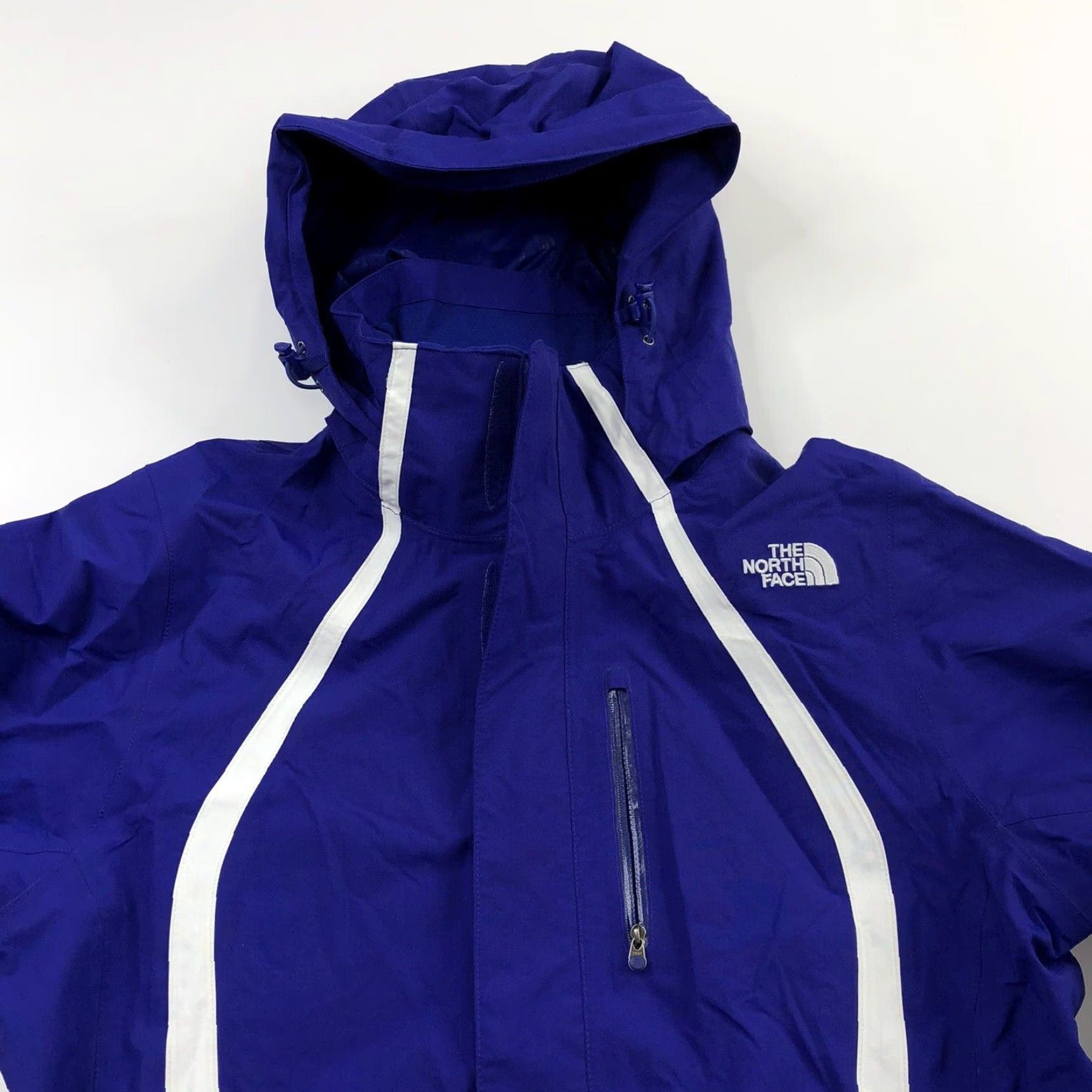 The North Face The North Face Hyvent TNF Womens Hooded Zip Nylon Jacket Purple Size L / US 10 / IT 46 - 2 Thumbnail