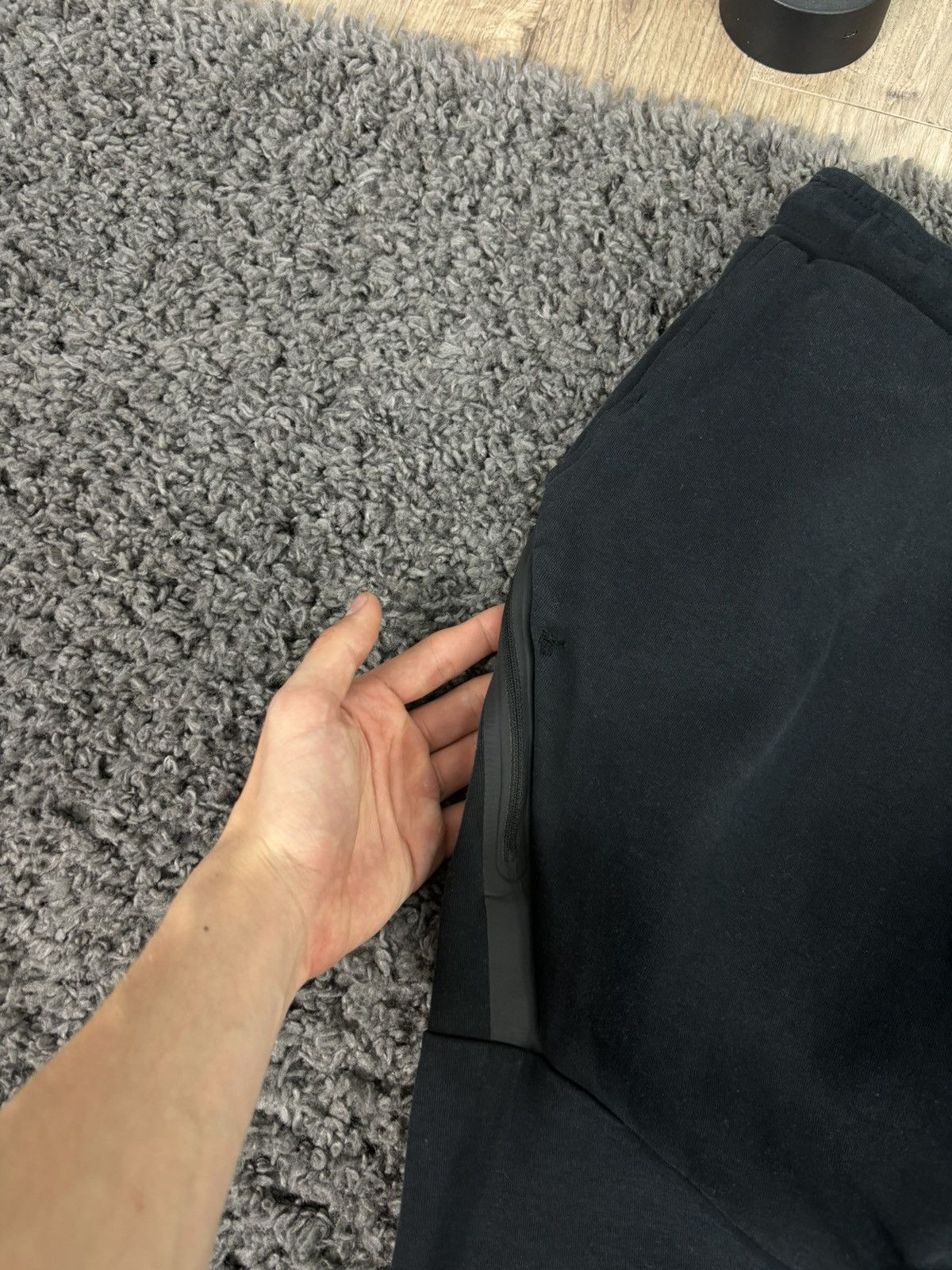 Designer × Nike Drill Uk Swag Sweatpants Nike Tech Fleece Drippy Black Size US 32 / EU 48 - 5 Thumbnail
