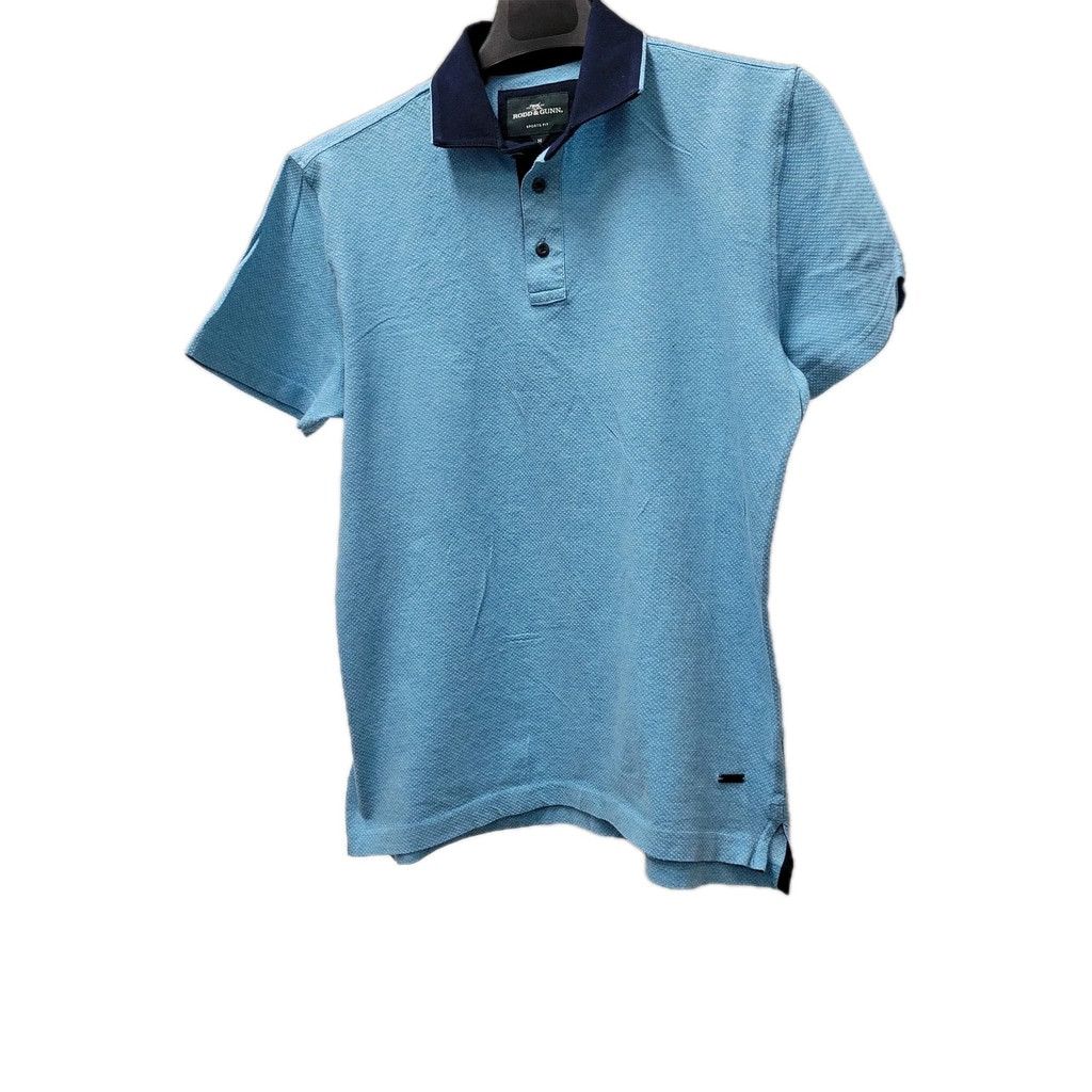 Rodd & Gunn Rodd & Gunn Polo Shirt Teal Blue Sports Fit Cotton Medium Size US M / EU 48-50 / 2 - 3 Thumbnail