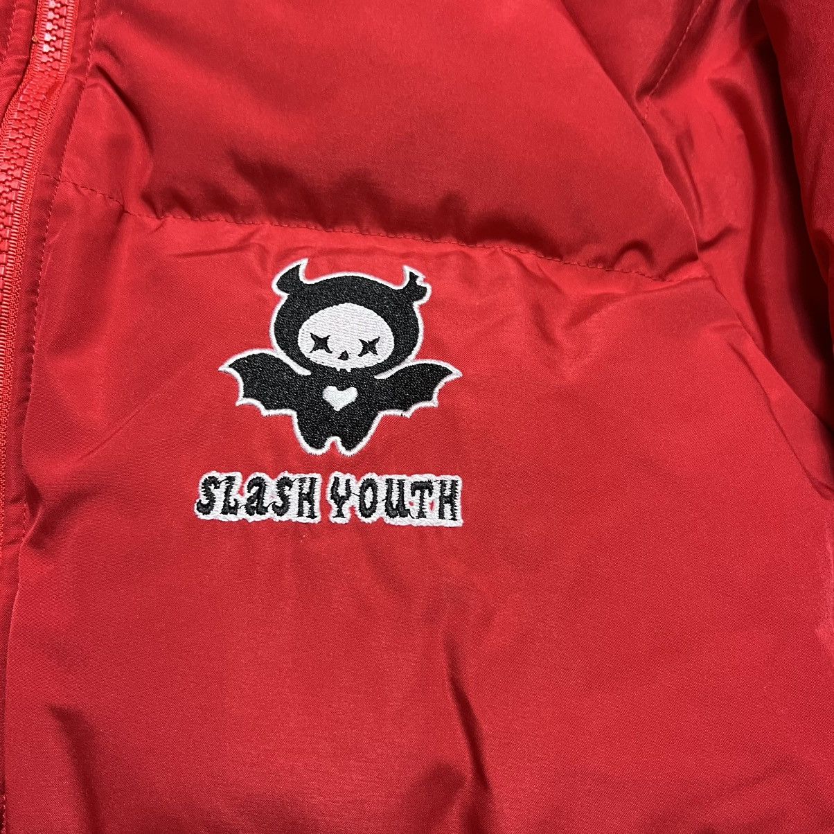 Japanese Brand SLASH YOUTH Devil Puffer Jacket Size US M / EU 48-50 / 2 - 3 Thumbnail