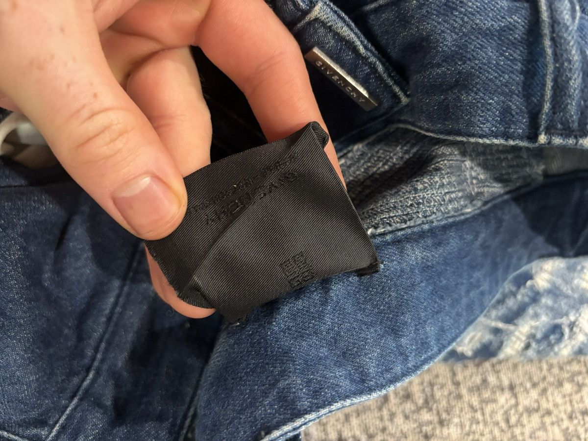 Givenchy Sample Distressed Boro Denim Size US 29 - 3 Thumbnail