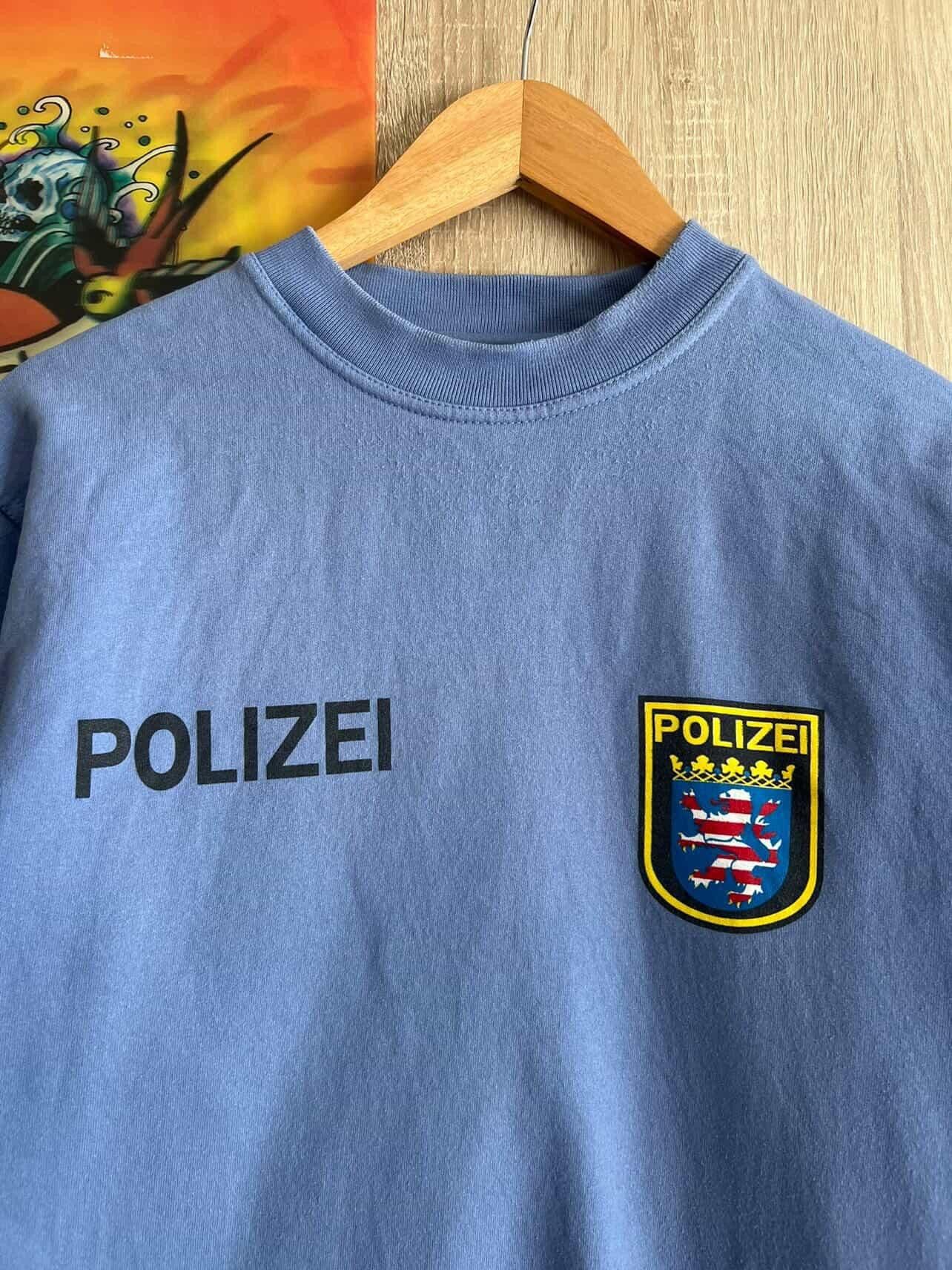Other Rare Vintage Germany POLIZEI Crew Neck Sweatshirt 🔥💥 Size US L / EU 52-54 / 3 - 2 Thumbnail