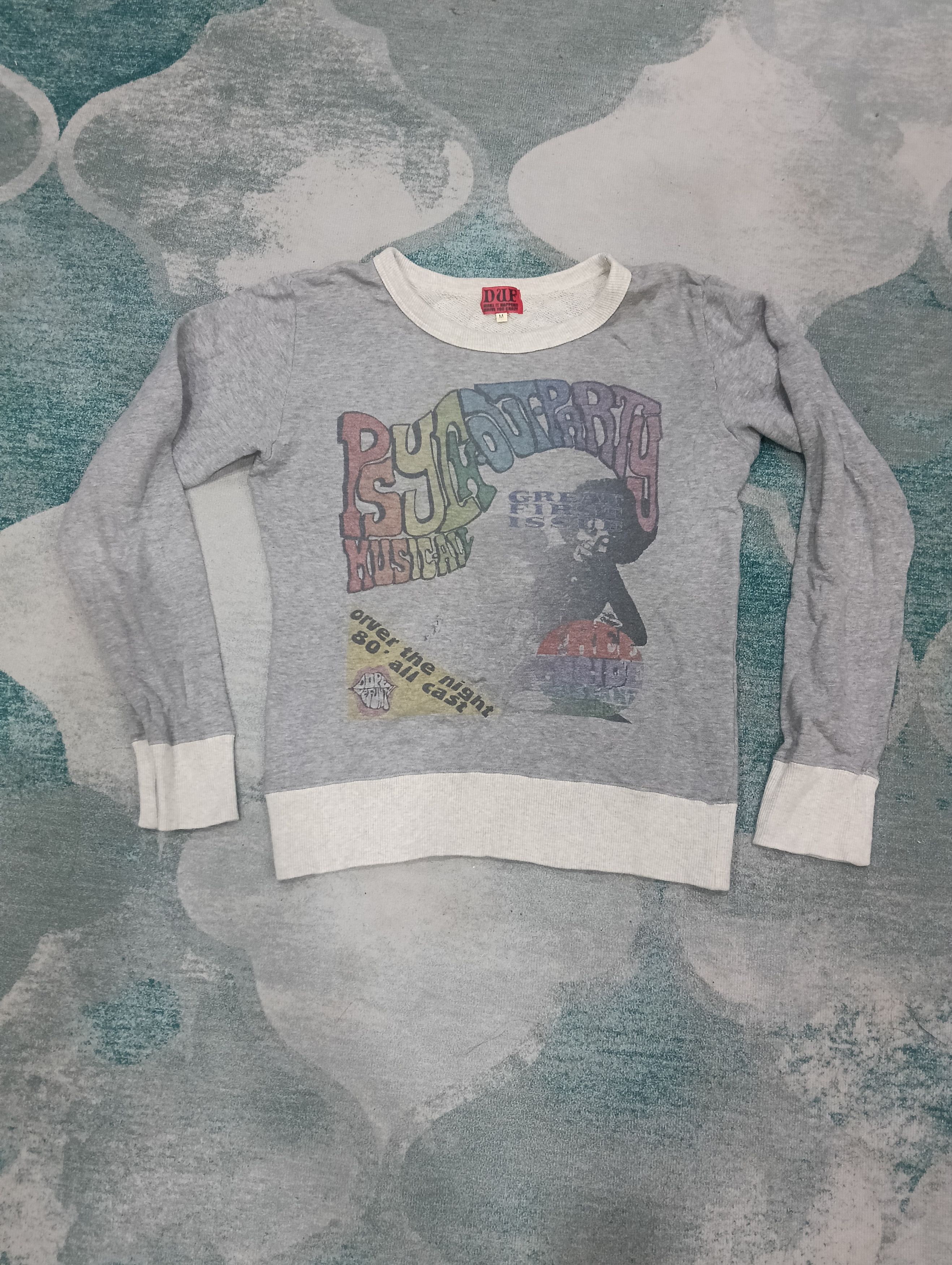 Hysteric Glamour × Japanese Brand Duf Sweatshirt Made In Japan Size M / US 6-8 / IT 42-44 - 2 Thumbnail