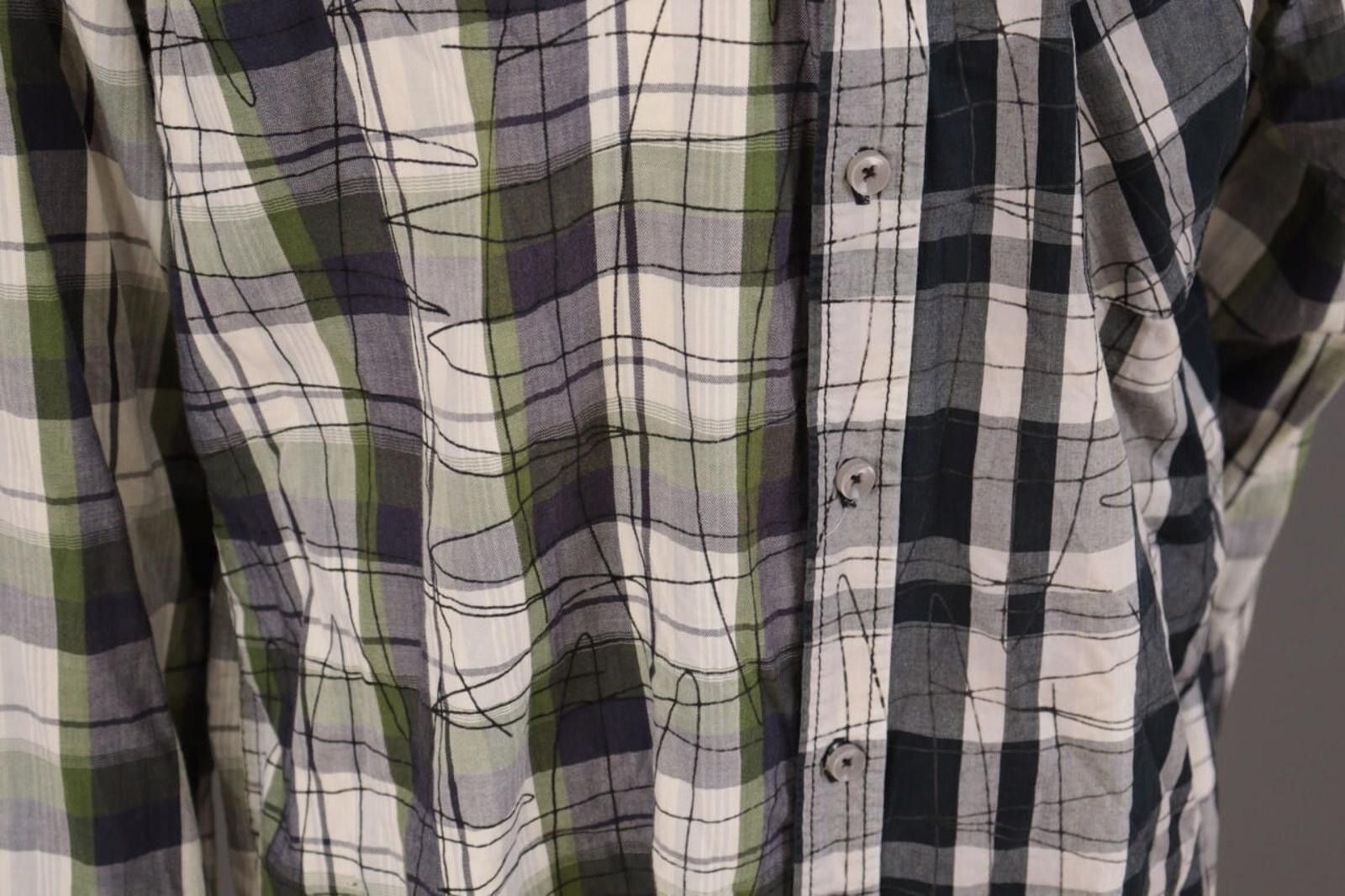 Desigual Desigual Multicolor Check Button Down Shirt Size 2XL Size US XXL / EU 58 / 5 - 4 Thumbnail