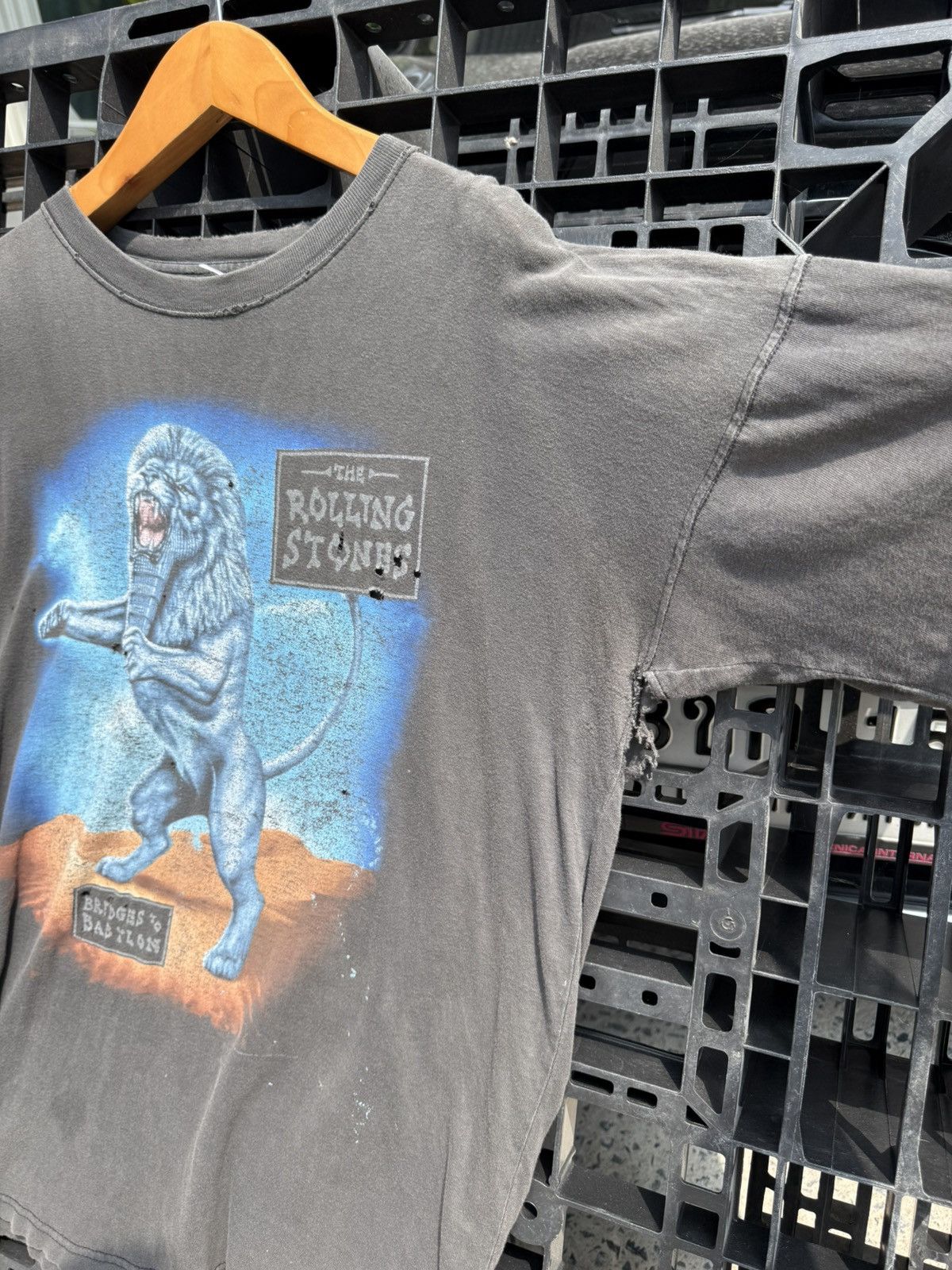 Vintage 💥 Vintage Rolling Stones Bridges To Babylon 1997 T-Shirt Size US XL / EU 56 / 4 - 6 Thumbnail
