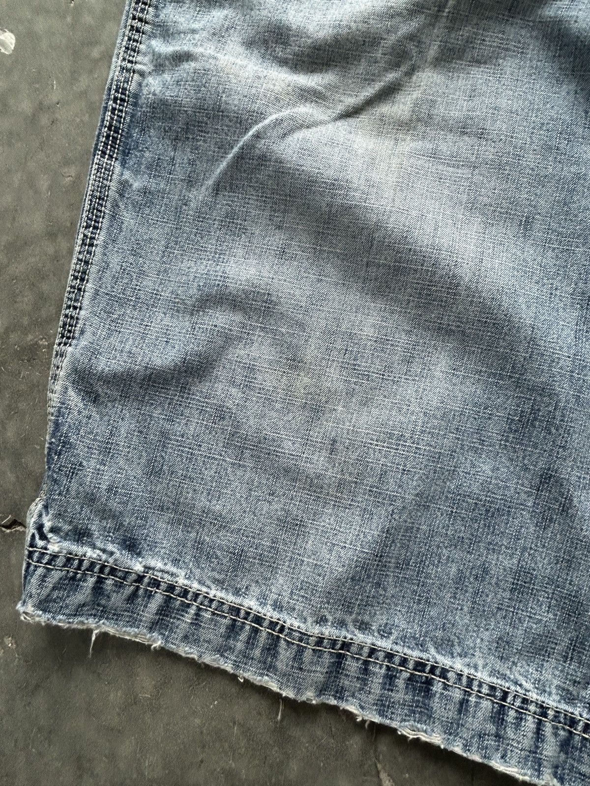 Vintage Vintage Y2K PJ Mark Baggy Jean Shorts Size US 38 / EU 54 - 3 Thumbnail