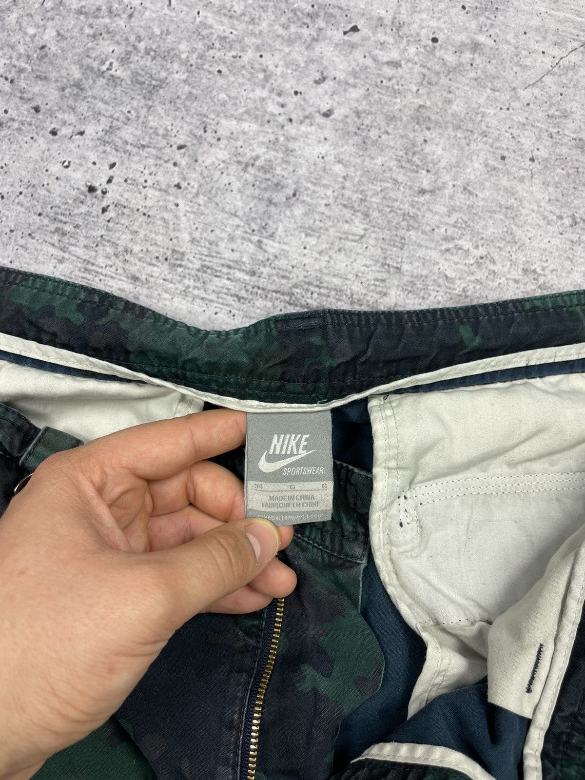 Nike Vintage Nike 90’s Y2K Style Drill Military Cargo Shorts Size US 34 / EU 50 - 14 Thumbnail