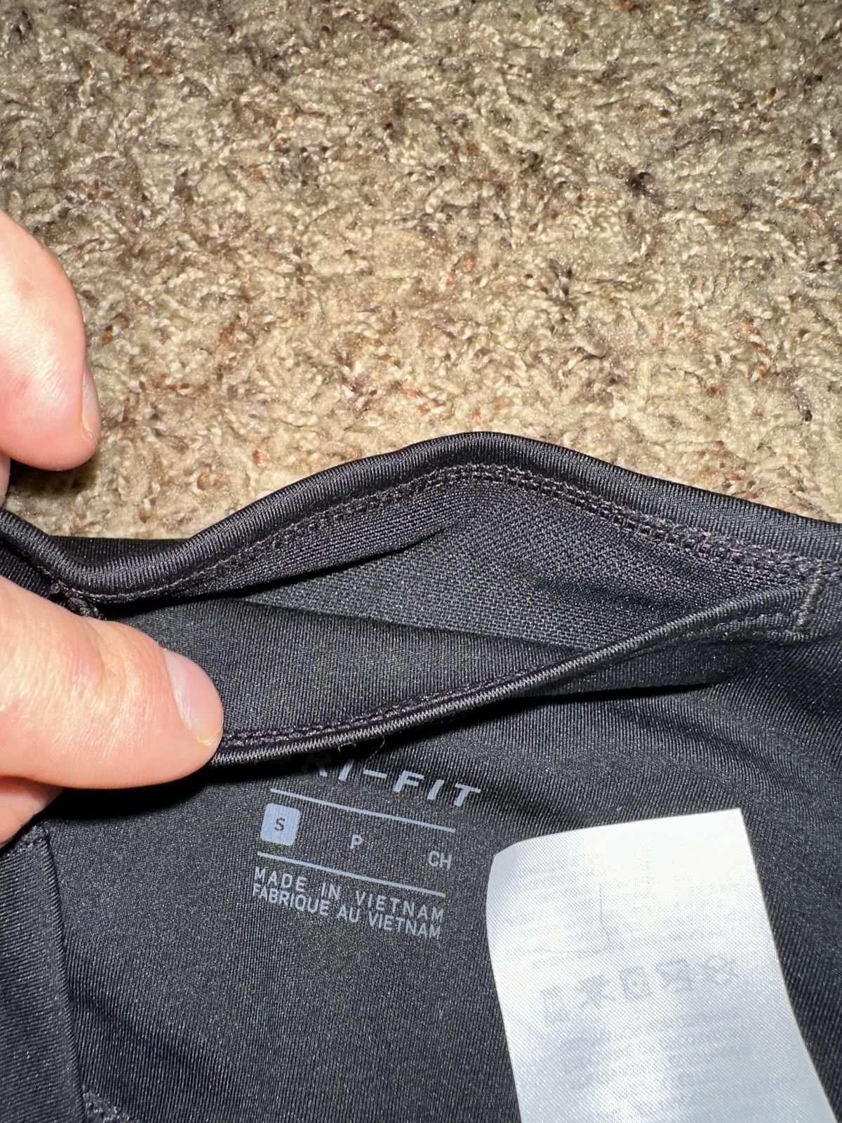Nike Nike One Women Black/Rainbow Ladder Training Bike Shorts Size 28" / US 6 / IT 42 - 6 Thumbnail