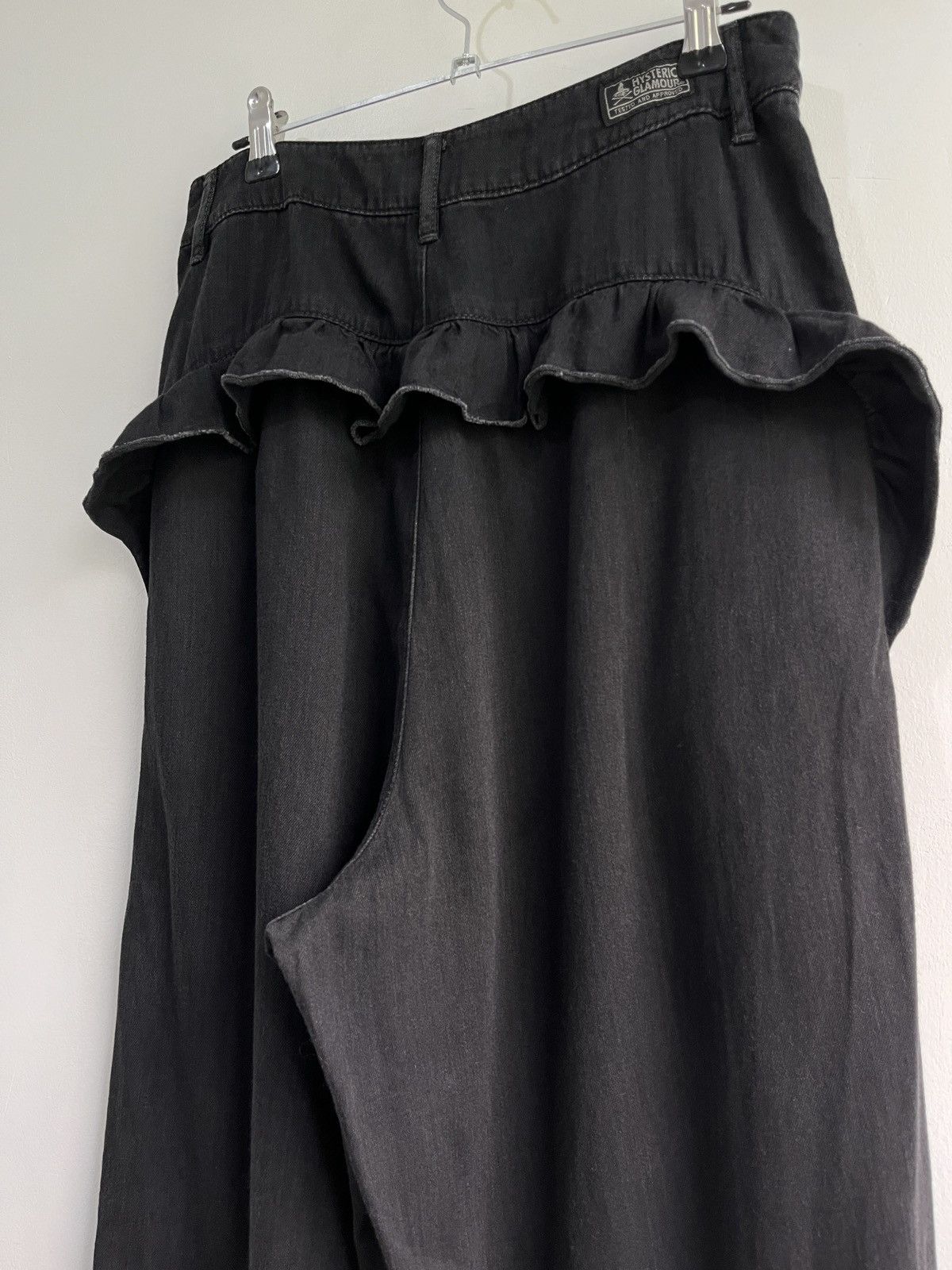 Hysteric Glamour Ruffle Waist Wide-Leg Pants Size US 28 / EU 44 - 5 Thumbnail