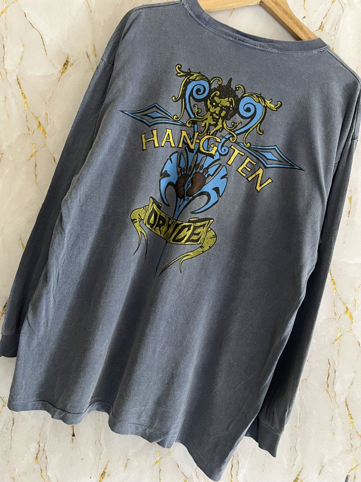 Hang Ten Vintage Hang Ten Long Sleeve Shirt – Classic Surf Skatewear Size US L / EU 52-54 / 3 - 6 Thumbnail