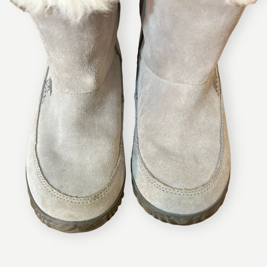 SOREL Sorel Out N About Bootie Gray Suede Shearling 6 Ankle Fall C Size US 6 / IT 36 - 7 Thumbnail