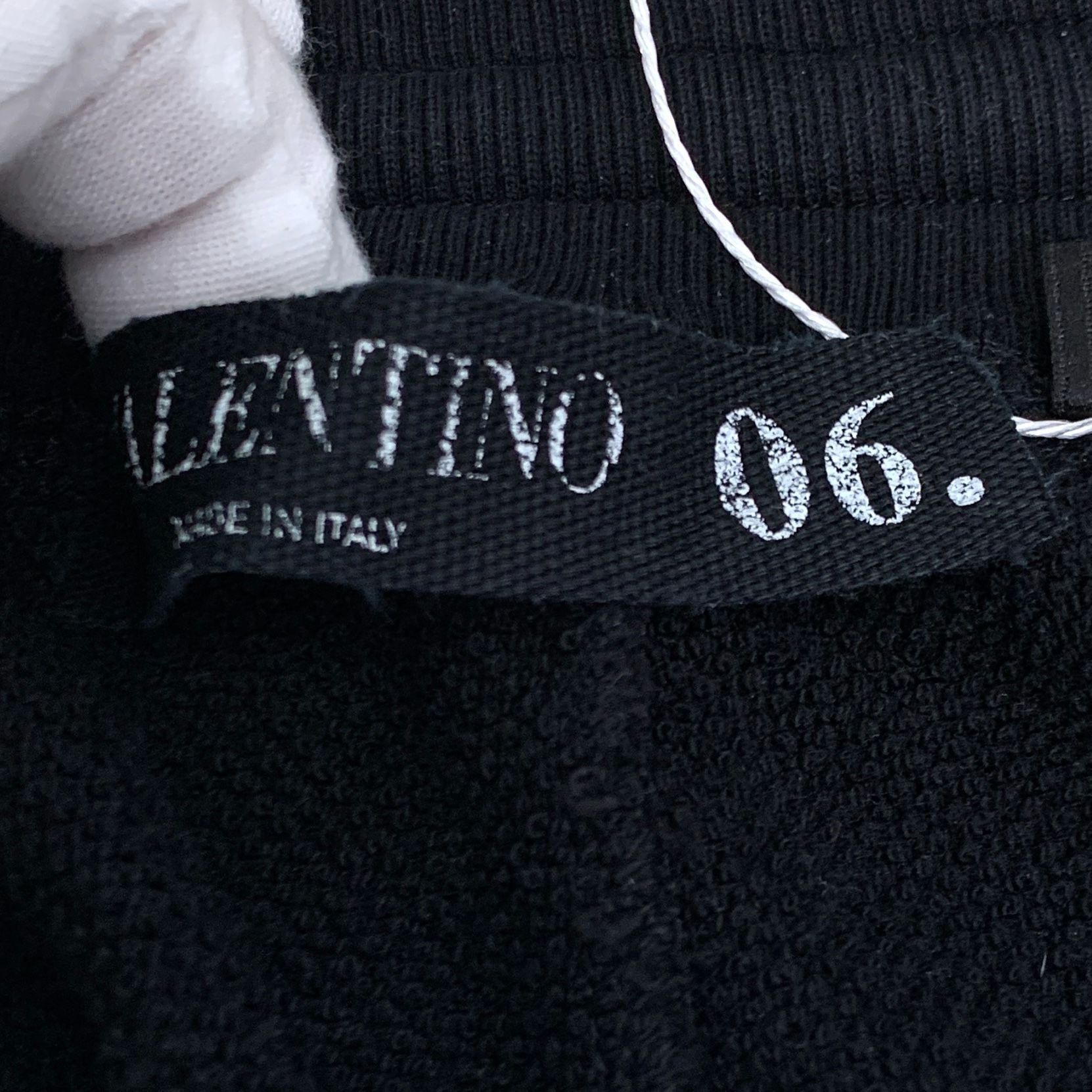 Valentino Black Rivet Cotton Blend Casual/Sport Pants M Made