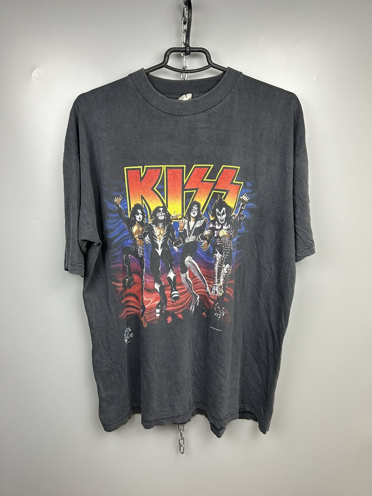 Band Tees × Vintage Vintage 90s Kiss Destroyer 1996 20 years of Destruction Tee Size US XL / EU 56 / 4 - 1 Thumbnail