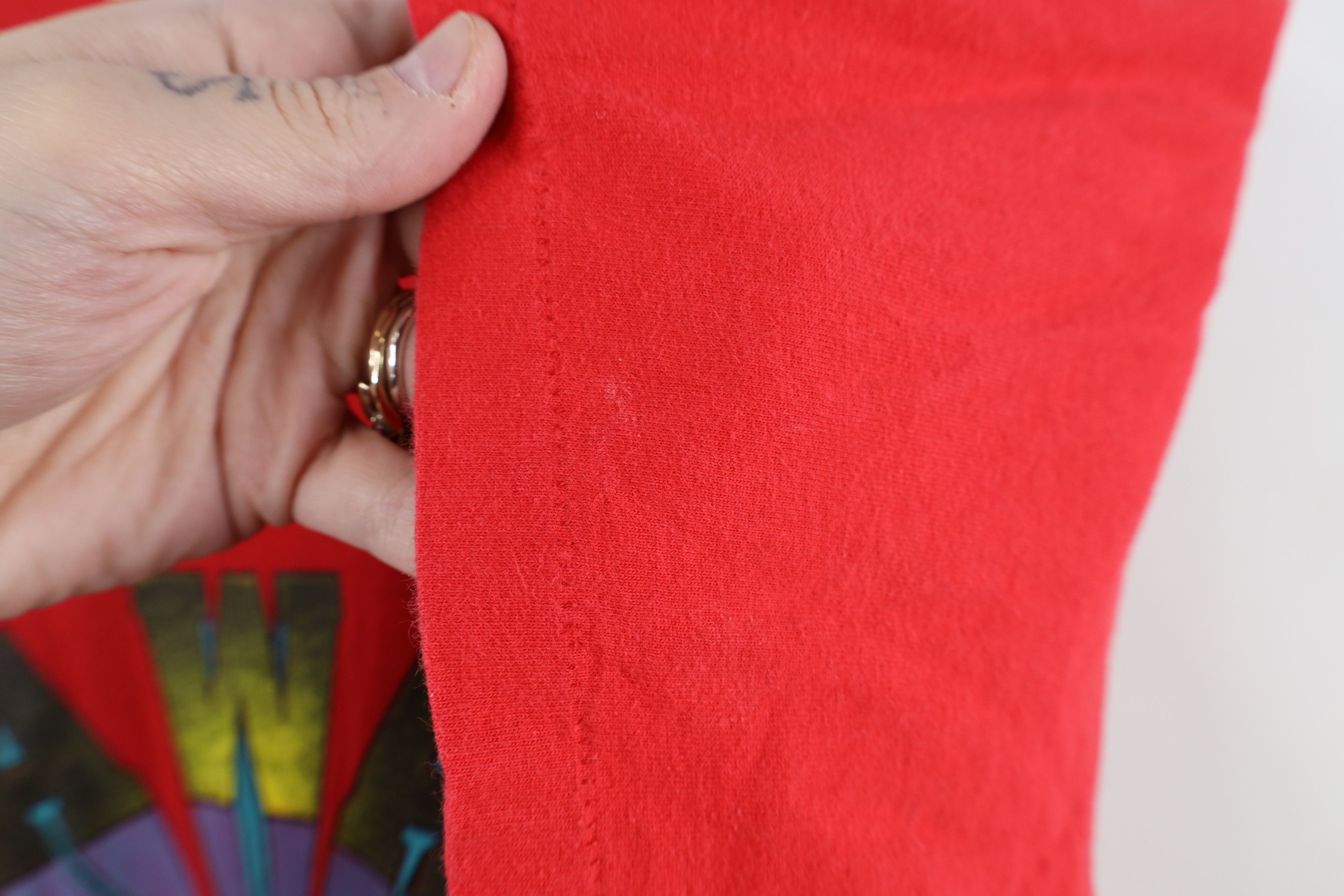 Vintage Vintage 90s Streetwear Hawaii Surfing T-Shirt Red USA Size M / US 6-8 / IT 42-44 - 9 Thumbnail