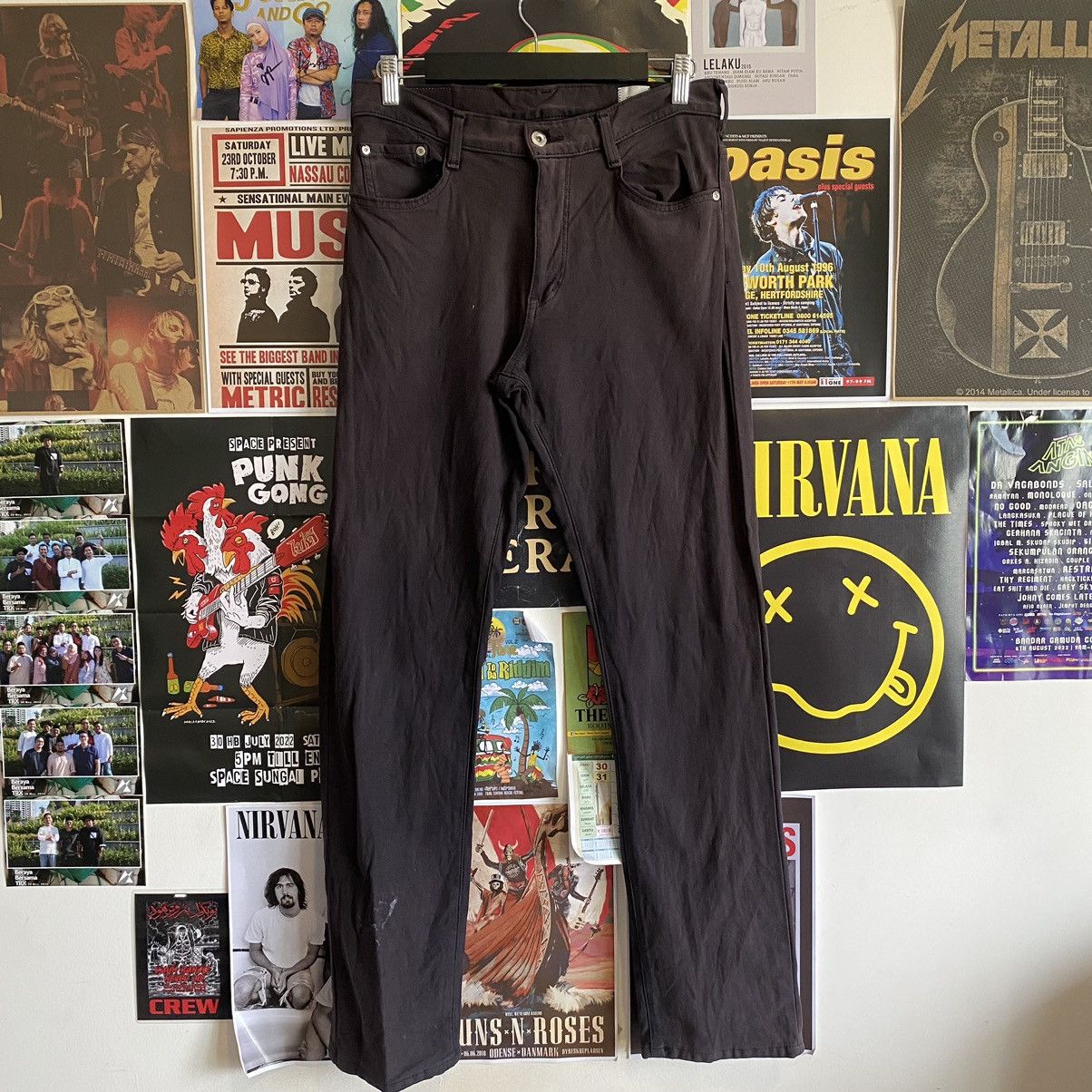 Edwin Vintage Edwin Jersey Black Denim Size US 30 / EU 46 - 1 Thumbnail