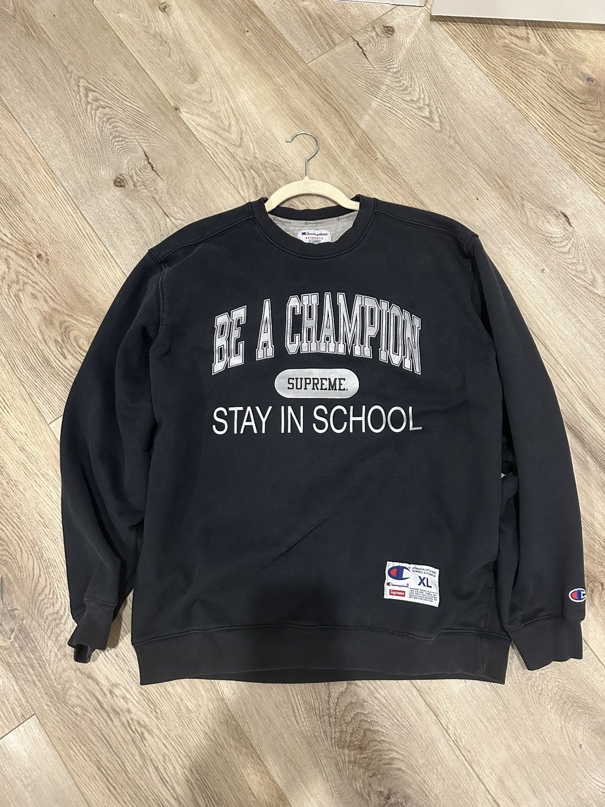 Supreme be a champion stay best sale in school