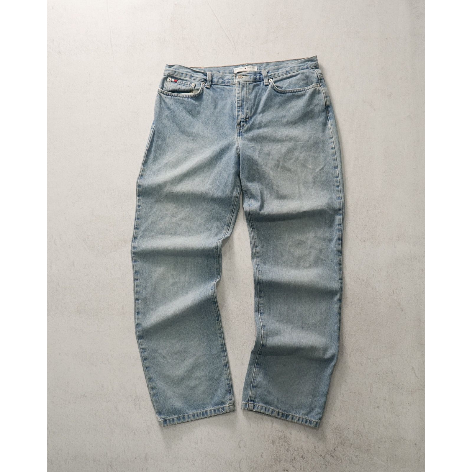 Tommy Hilfiger Vintage 00s Tommy Hilfiger Leg Jeans - Women's 36Wx32L Size 36" / US 14 / IT 50 - 1 Thumbnail