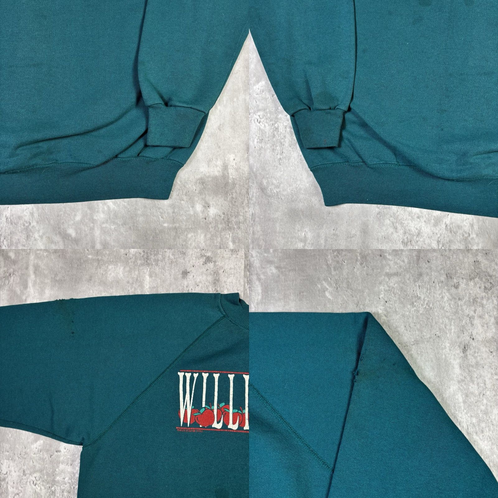 Hanes VINTAGE Hanes Sweatshirt Blue Raglan Crewneck XL 90s Mens Pullover Fleece Graphic Print Logo Galaxy Size US XL / EU 56 / 4 - 7 Thumbnail