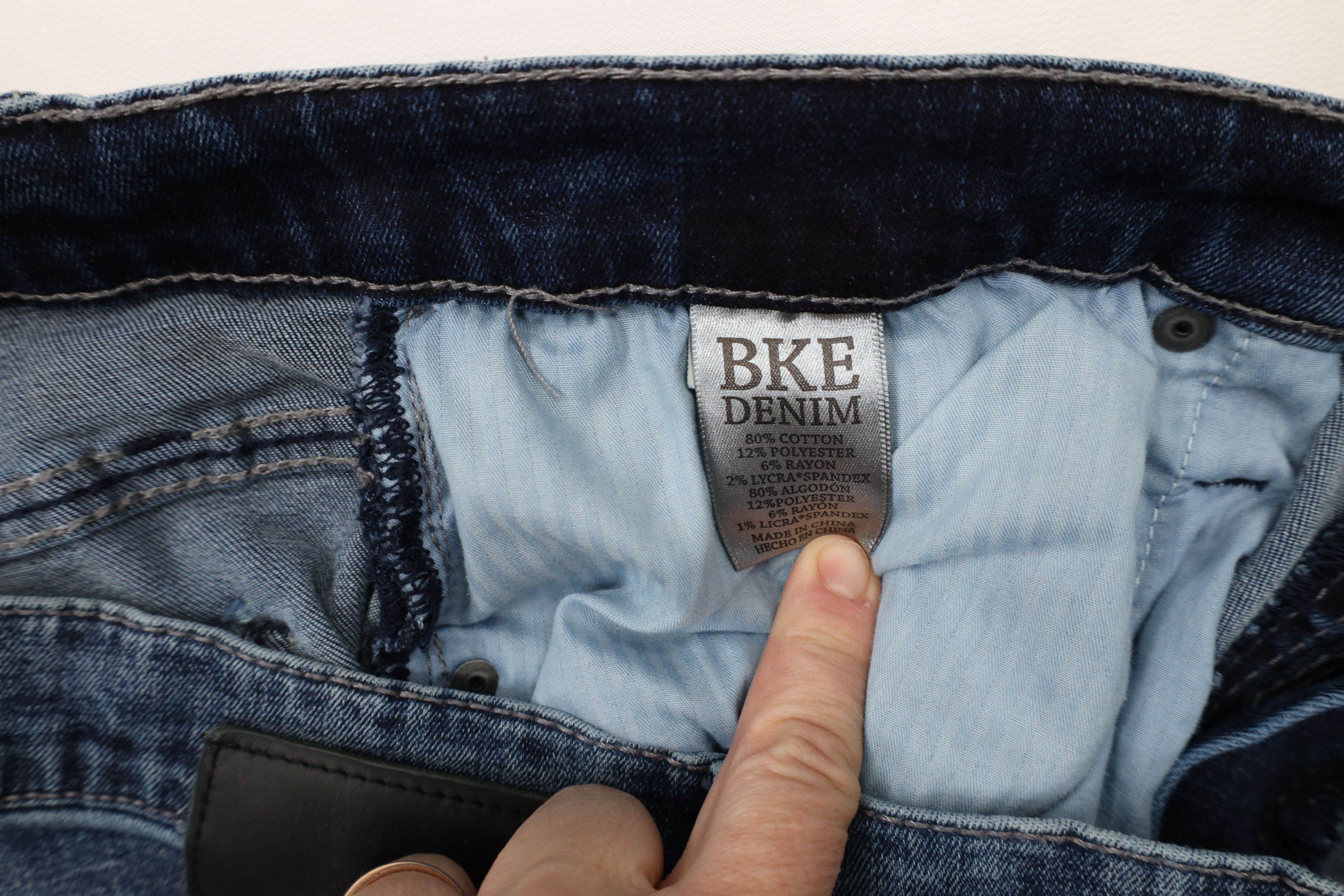 Vintage Buckle BKE Stitch Stretch Jake Bootleg Denim Jeans Blue Size US 36 / EU 52 - 7 Thumbnail