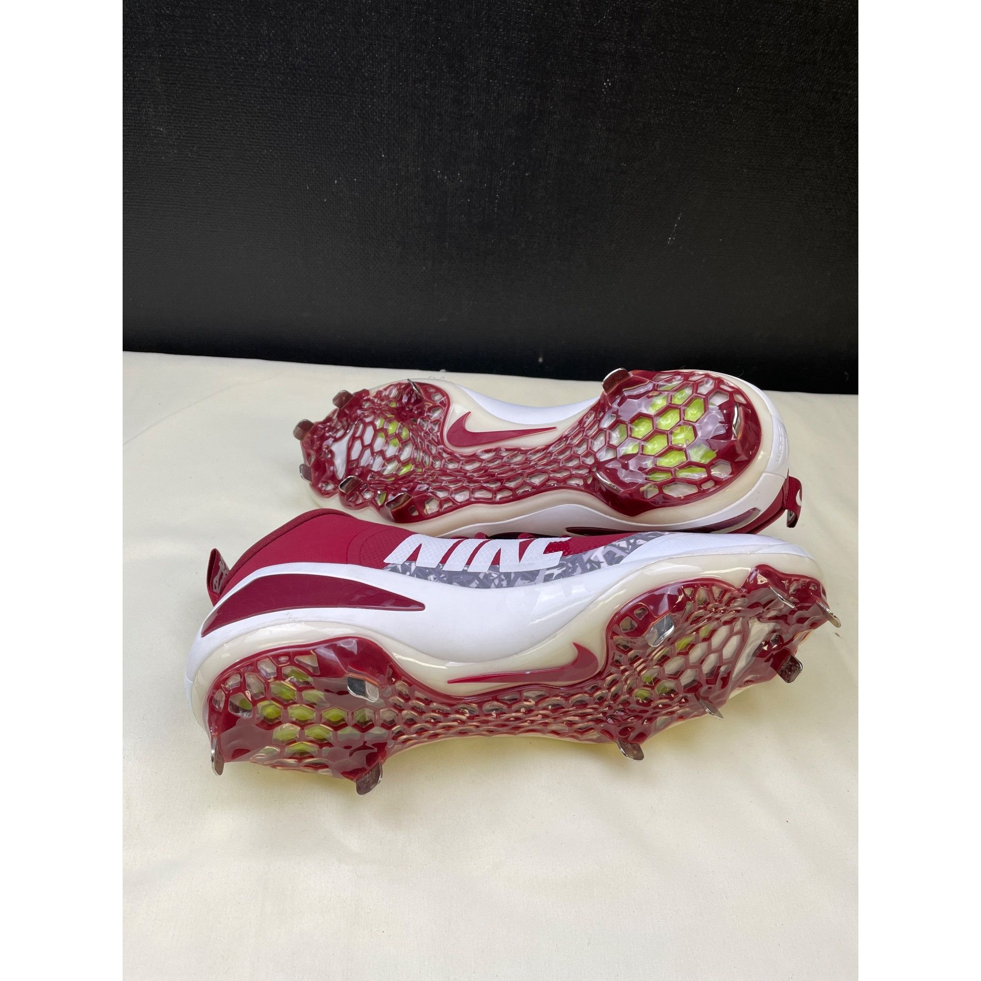 Nike Nike Force Zoom Trout Men's Red/White Shoes/ Cleats Size 12 Size US 12 / EU 45 - 7 Thumbnail