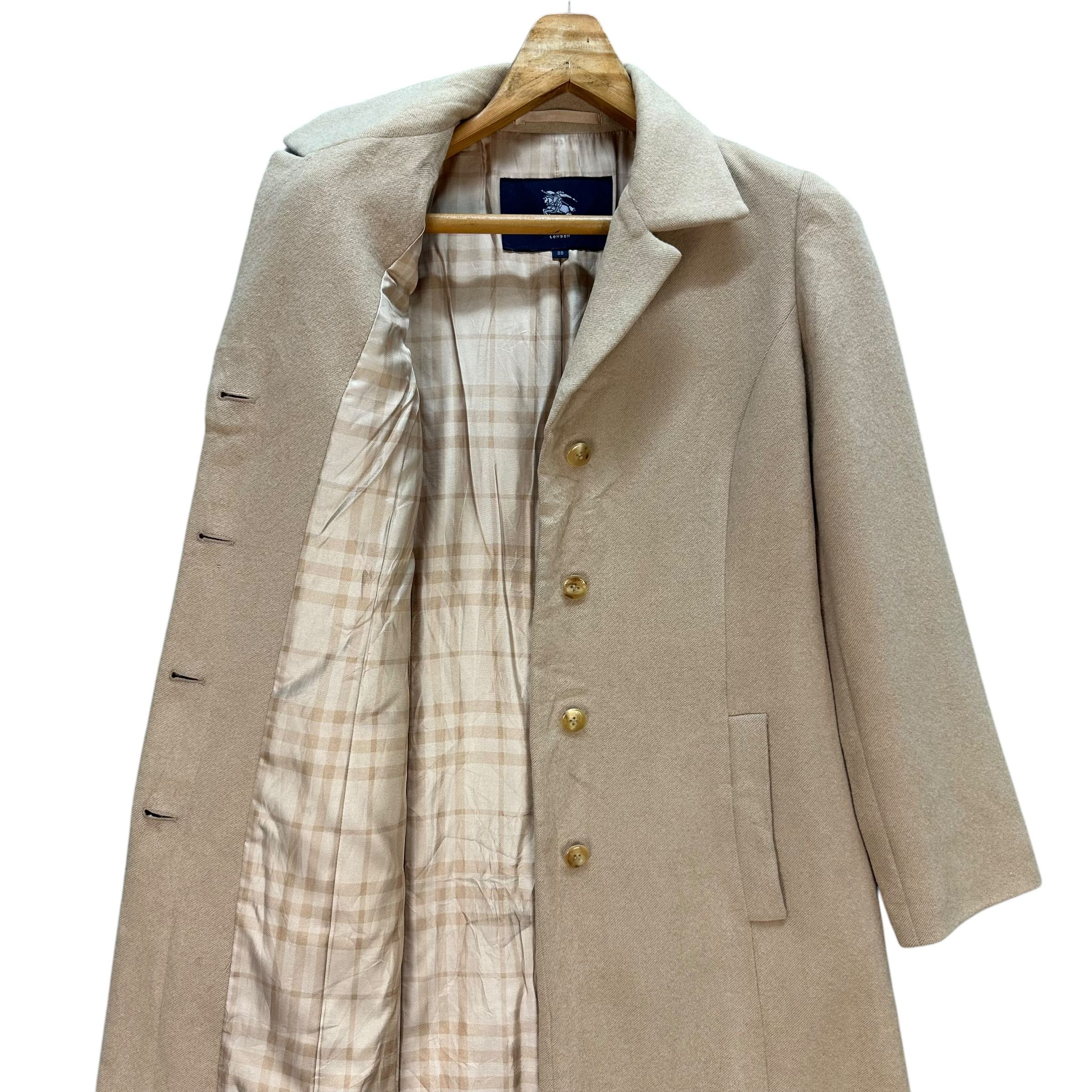 Burberry BURBERRY LONDON Angola Wool Long Coat Overcoat #A71-1721 Size S / US 4 / IT 40 - 9 Thumbnail
