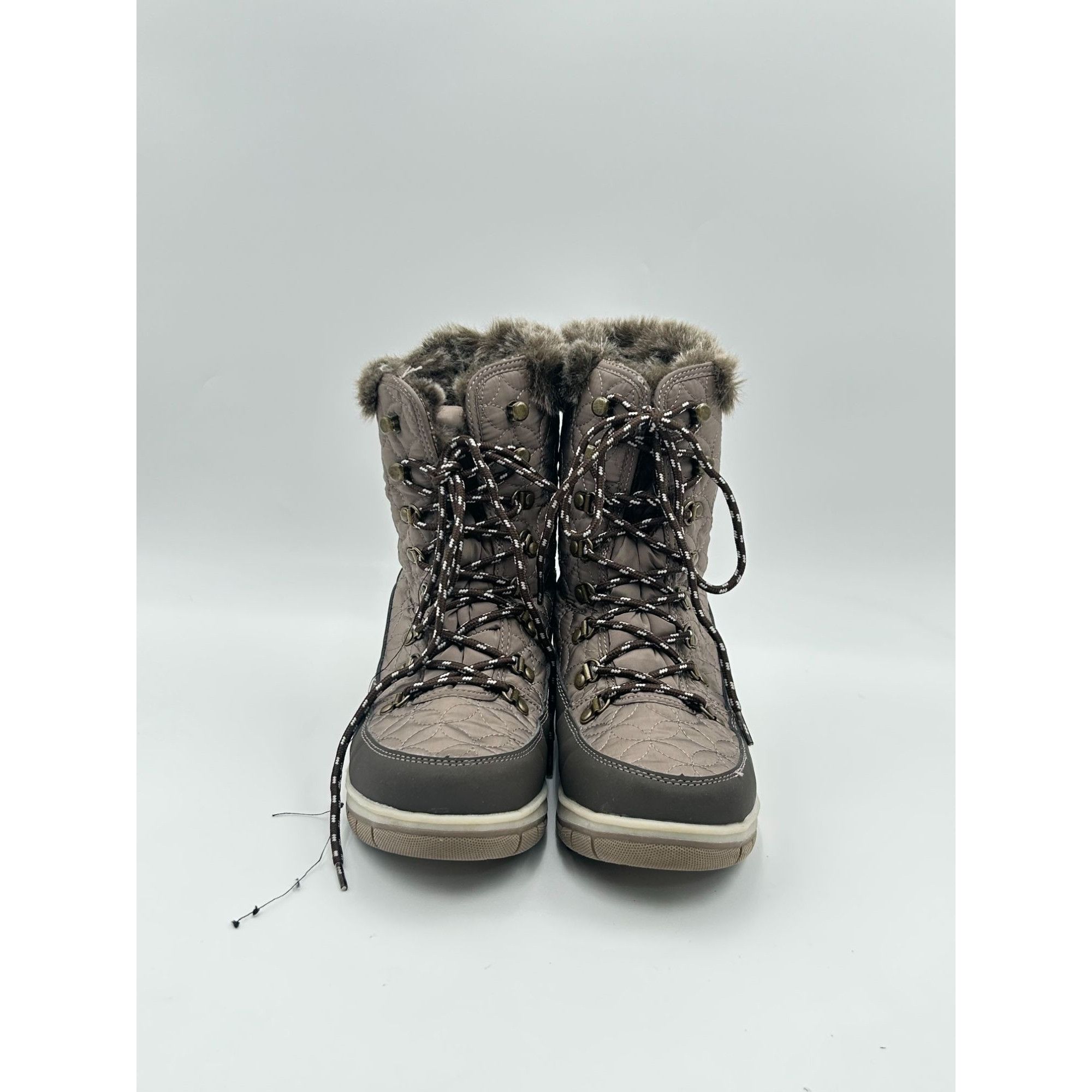 Other Chooka Belltown Mid Faux Fur Taupe Insulated Snow Boots Wome Size US 8 / IT 38 - 2 Thumbnail