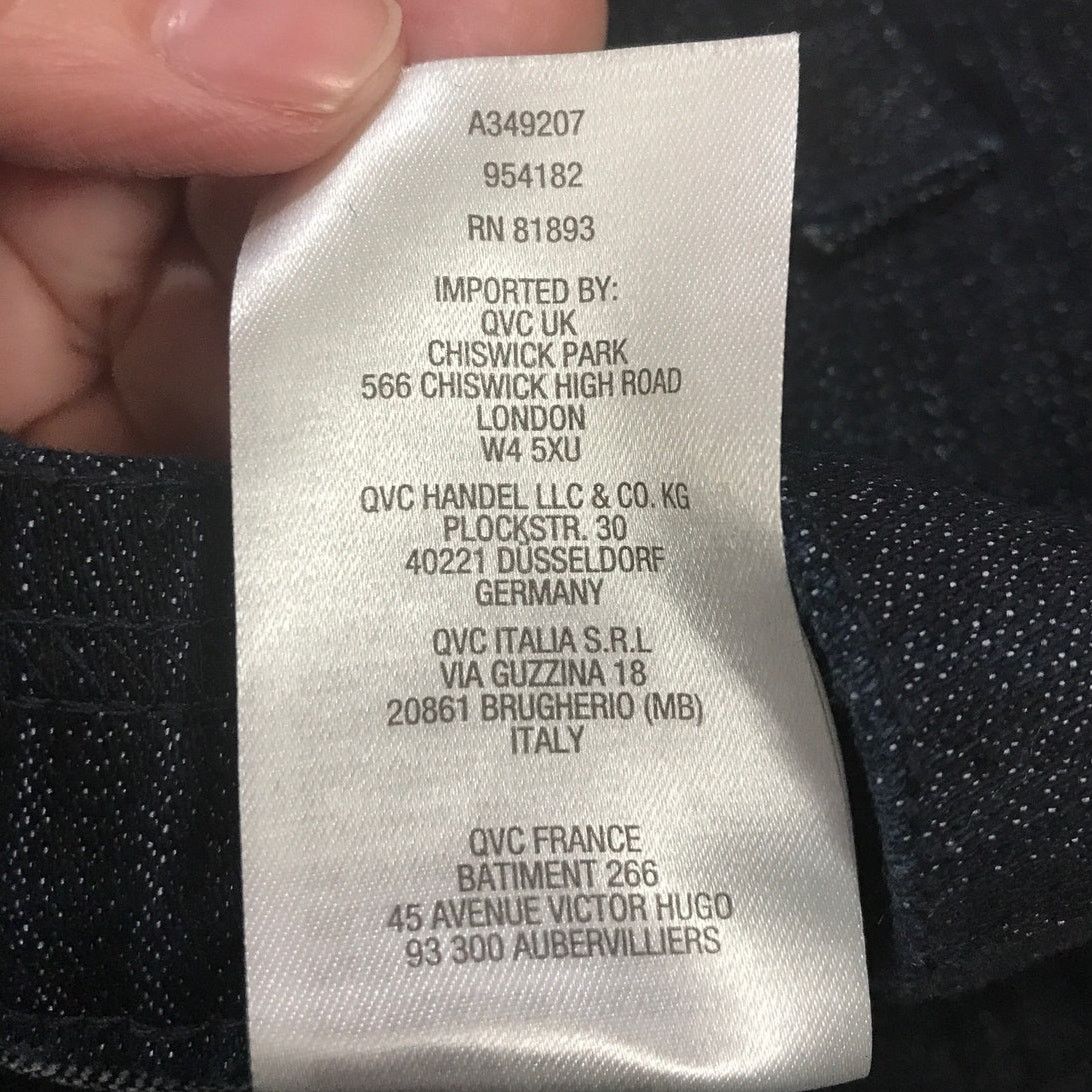 Other Denim & Company Embroidered Denim Stretch Capri Jeans 12 Size 34" / US 12 / IT 48 - 6 Thumbnail