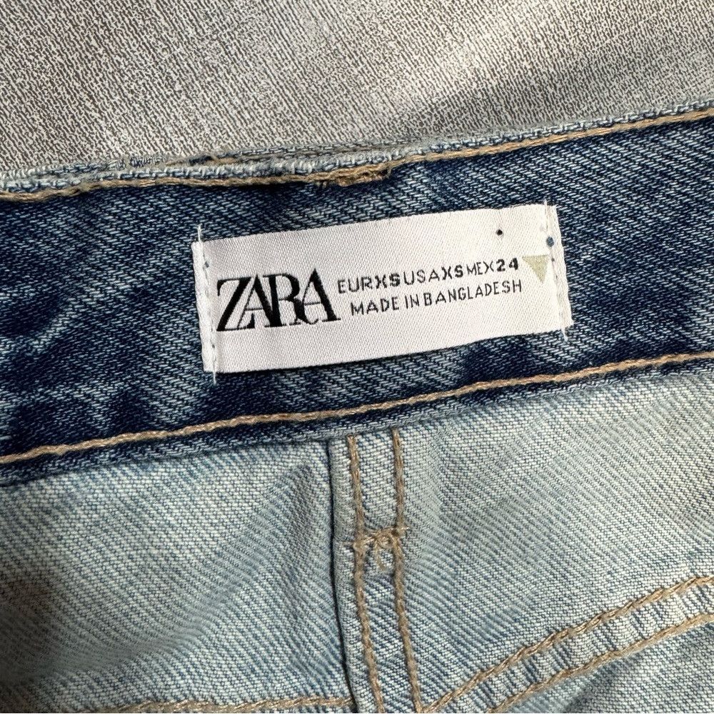 Zara Zara Denim Maxi Skirt Size XS Size 26" / US 2 / IT 38 - 6 Thumbnail