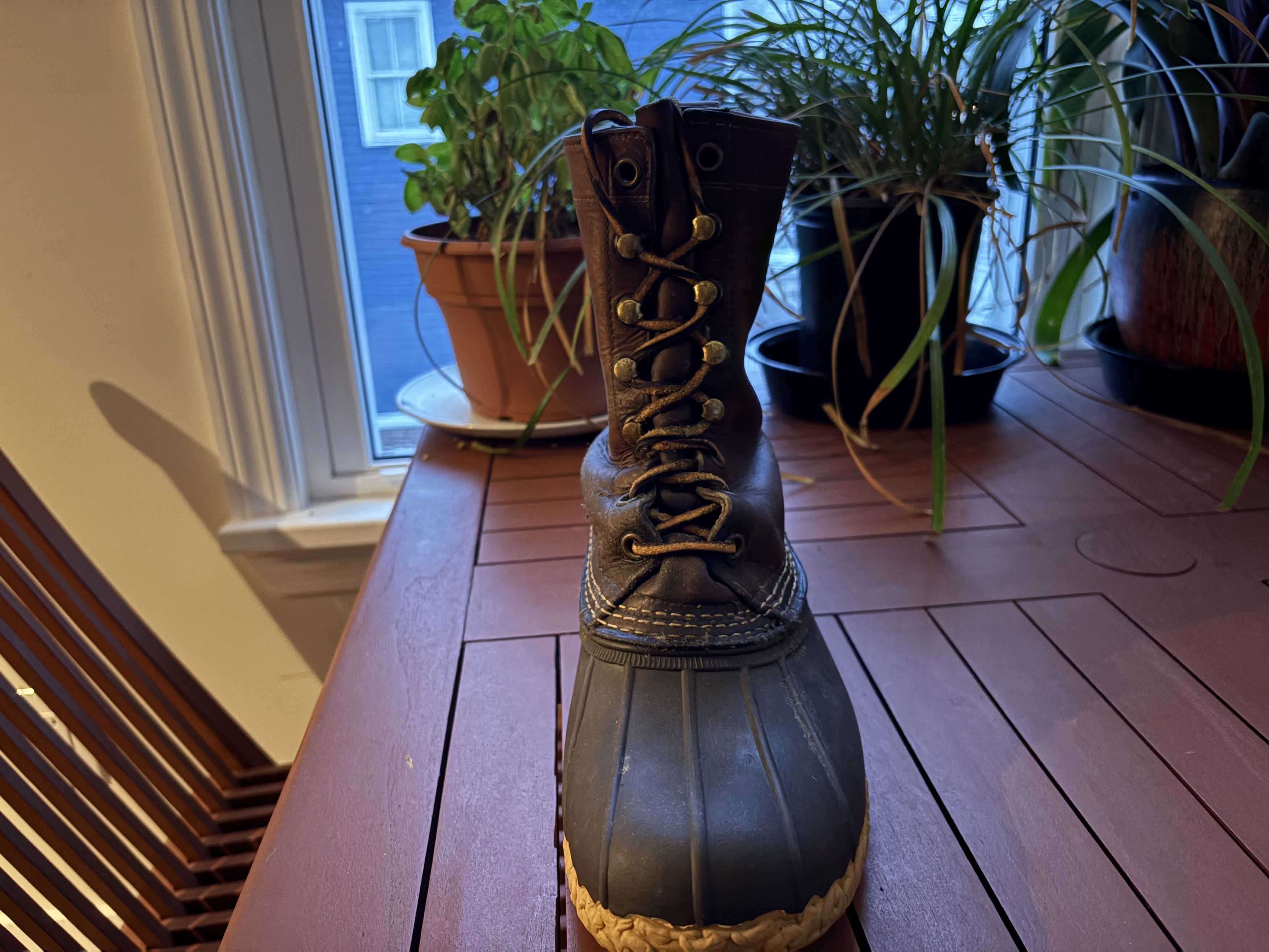 L.L. Bean Antique/Vintage 60's 70's Maine Hunting Shoe Bean Boot Size US 11 / EU 44 - 2 Thumbnail