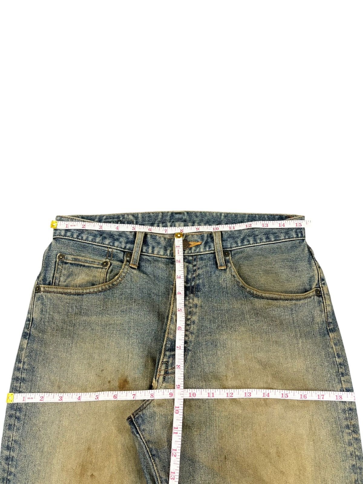 Japanese Brand Vintage Japanese Brand Rusty Mud Wash Loose Jeans Size US 31 - 10 Thumbnail
