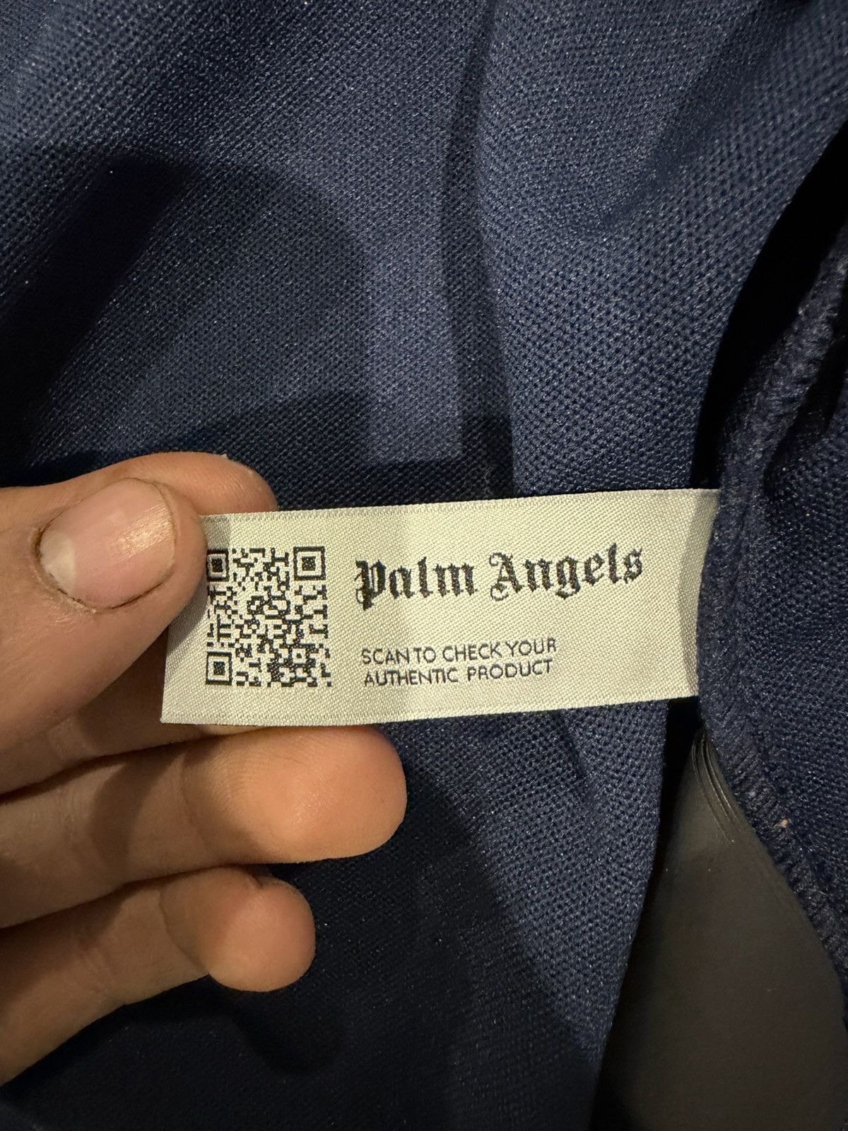 Palm Angels Palm Angels Classic Track Jacket Navy/White - Full Zip Size US XS / EU 42 / 0 - 5 Thumbnail