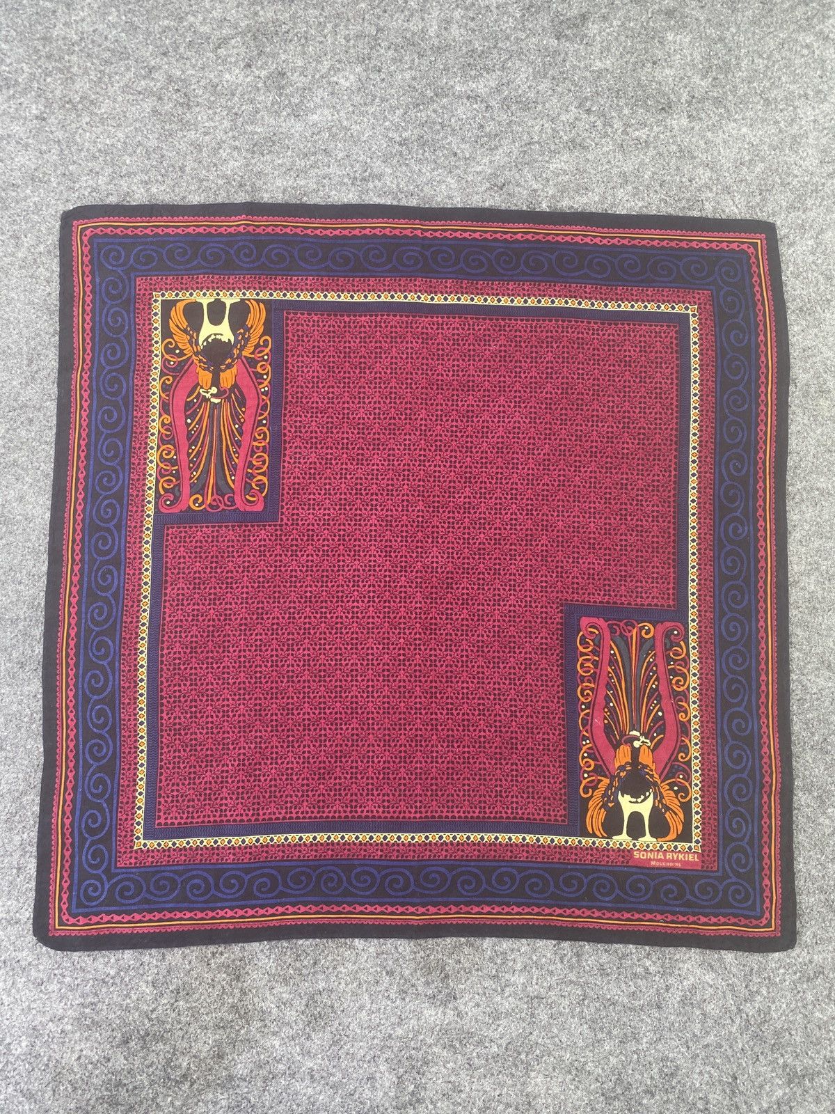Designer SONIA RYKIEL Handkerchief Nice Striped Pocket Square-B052 Size ONE SIZE - 3 Thumbnail