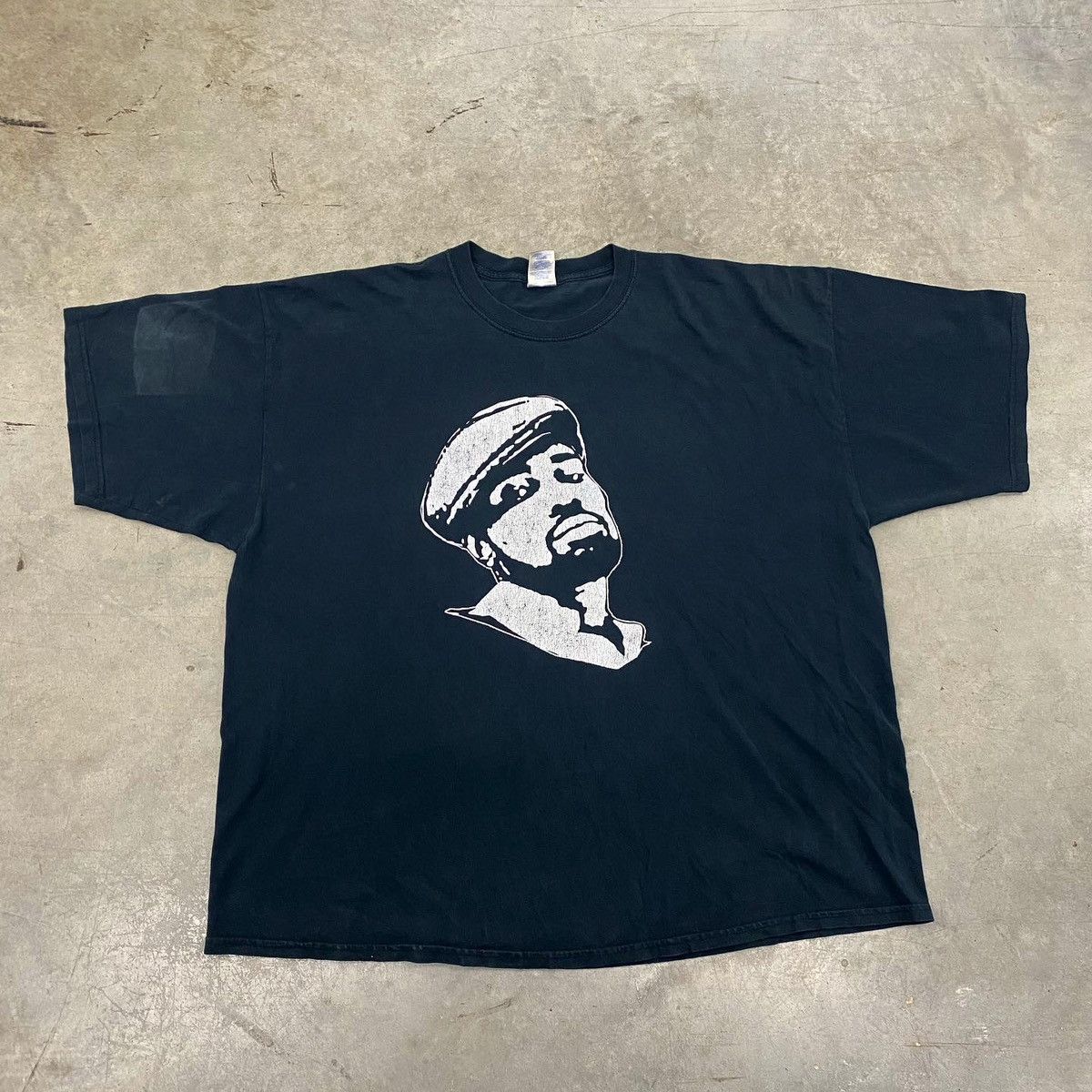 image of Big Proof Forever Rip Vintage Y2K Rap Tee in Black, Men's (Size 2XL)