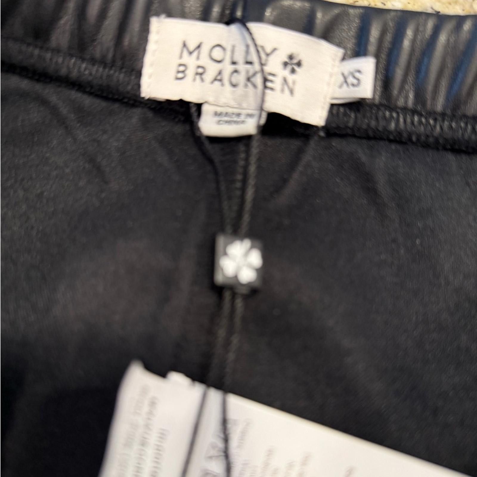 Other Molly Bracken black vegan leather legging pants SZ XS Size 27" / US 4 / IT 40 - 9 Thumbnail