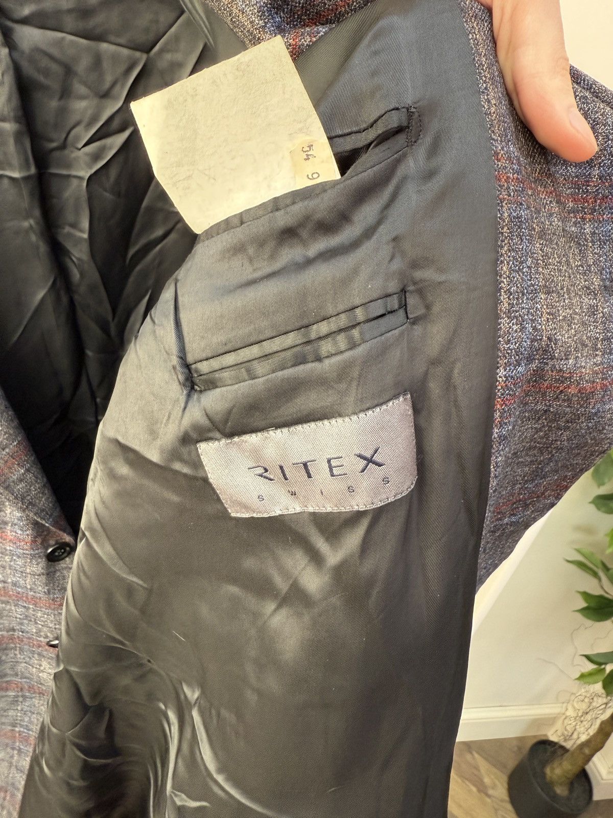 Other Vintage Ritex Mens Blazer Loro Piana Winter Merino Wool Size 54R - 7 Thumbnail