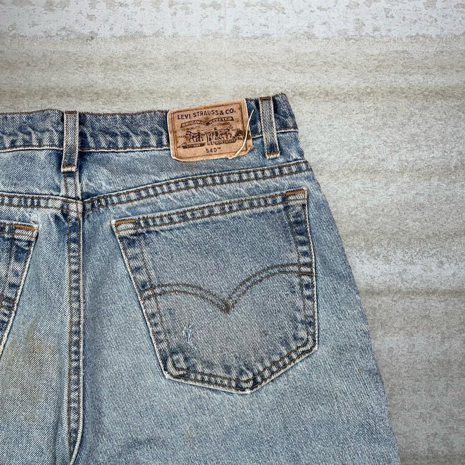 Levi's Vintage 90s Levis Jeans 540 34x30 Relaxed Fit Light Wash Size US 34 / EU 50 - 3 Thumbnail
