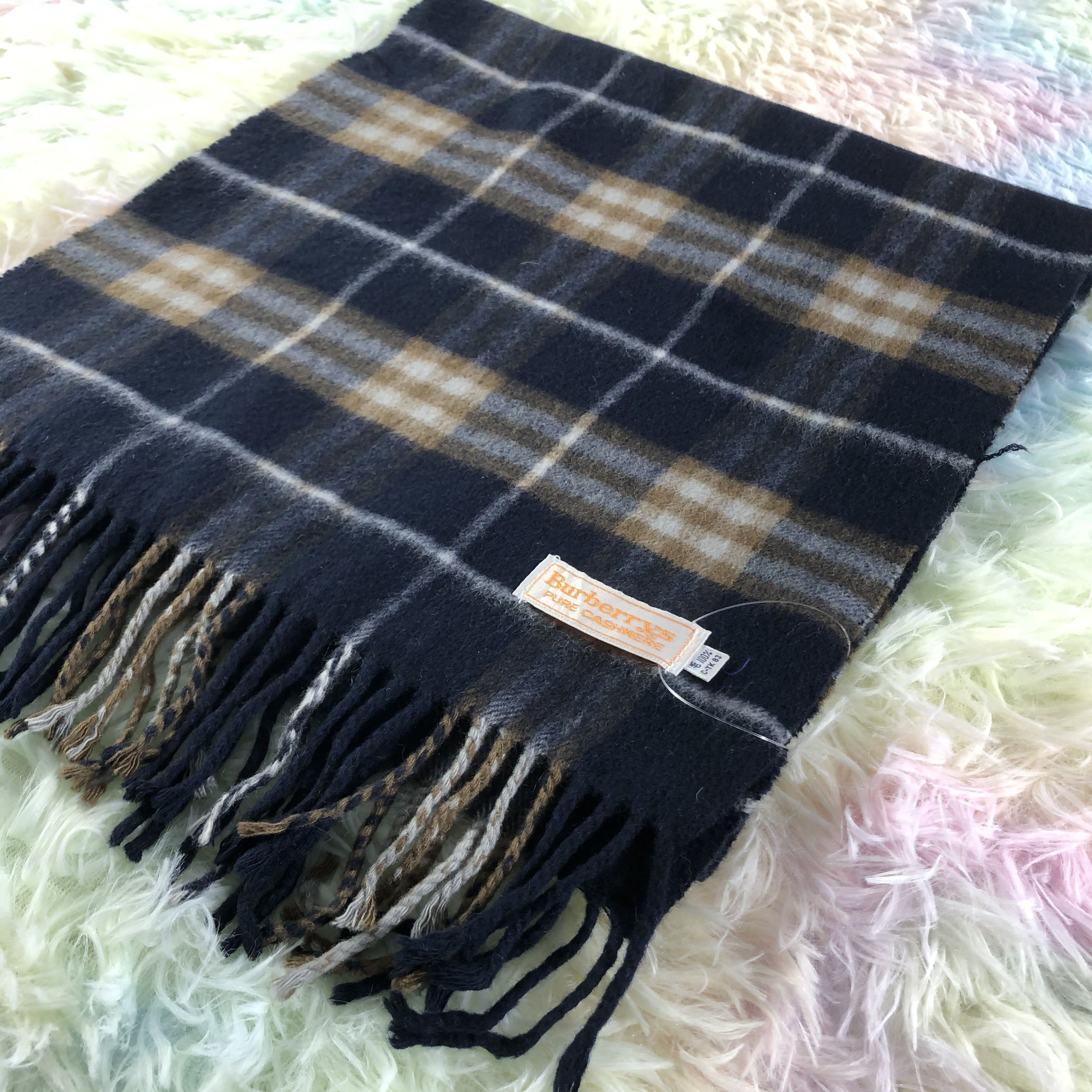 Burberry × Vintage Burberry Scarf / Muffler / Neckwear - KM228 Size ONE SIZE - 3 Thumbnail