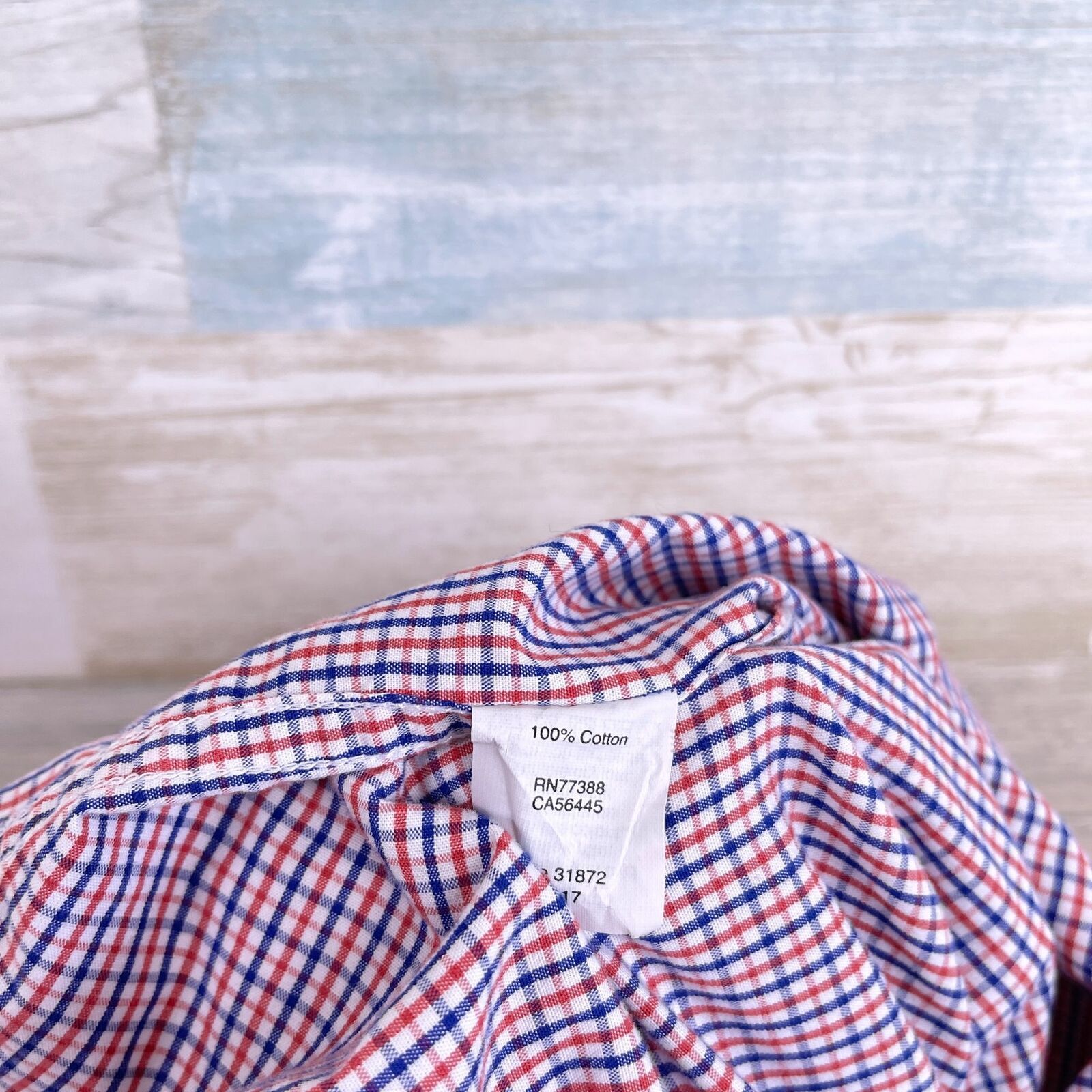 J.Crew J Crew Button Shirt Red Blue Plaid Mens S Size US S / EU 44-46 / 1 - 6 Thumbnail