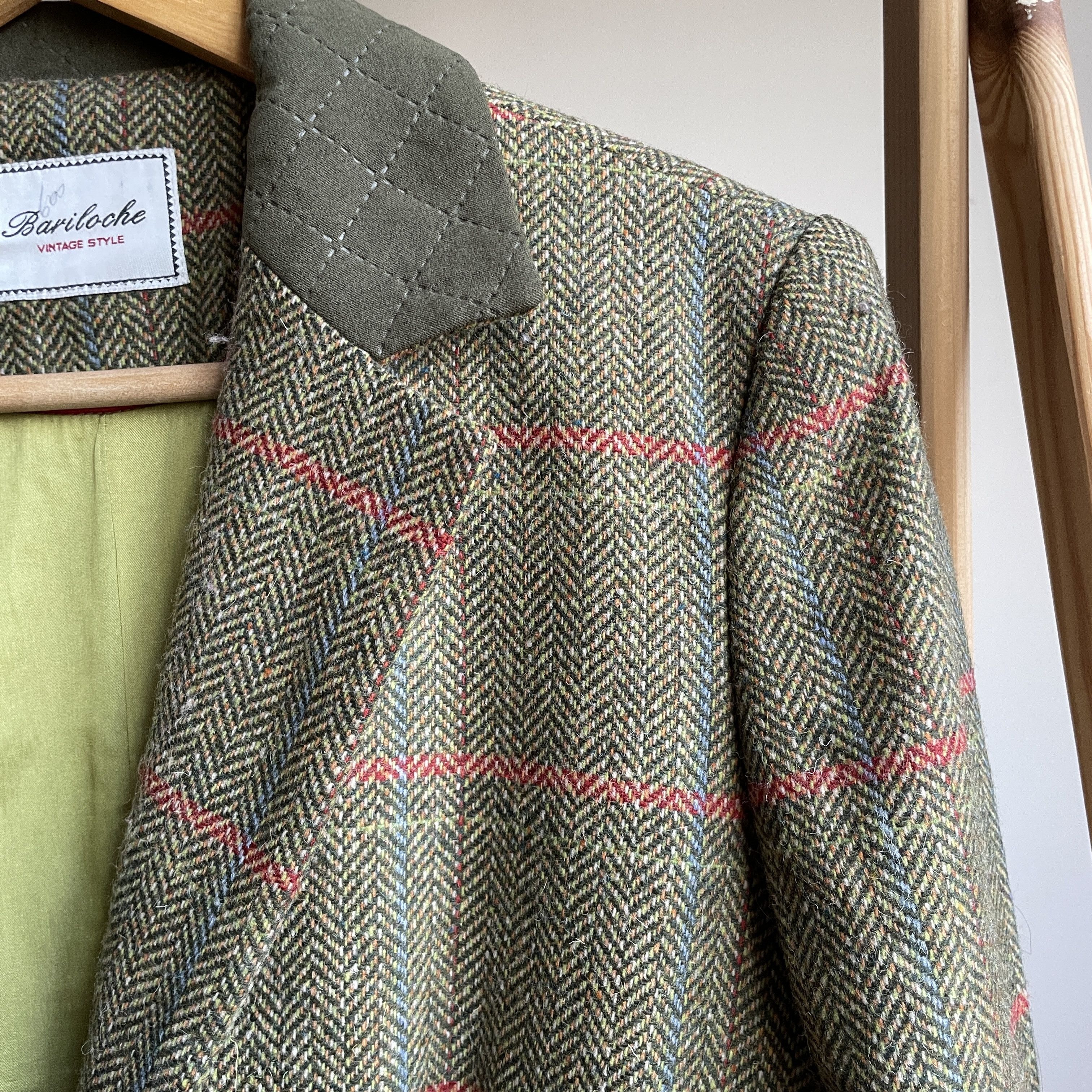 Other Bariloche Alysa Womens Country Herringbone Tweed Coat Size S / US 4 / IT 40 - 5 Thumbnail