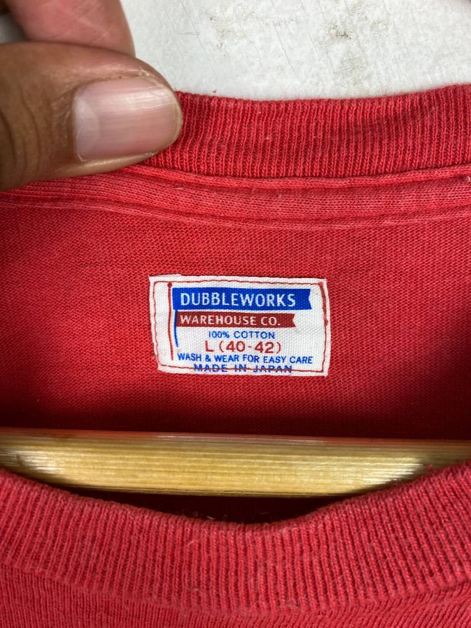 Warehouse vintage dubbleworks by warehouse tee nice design Size US L / EU 52-54 / 3 - 4 Thumbnail